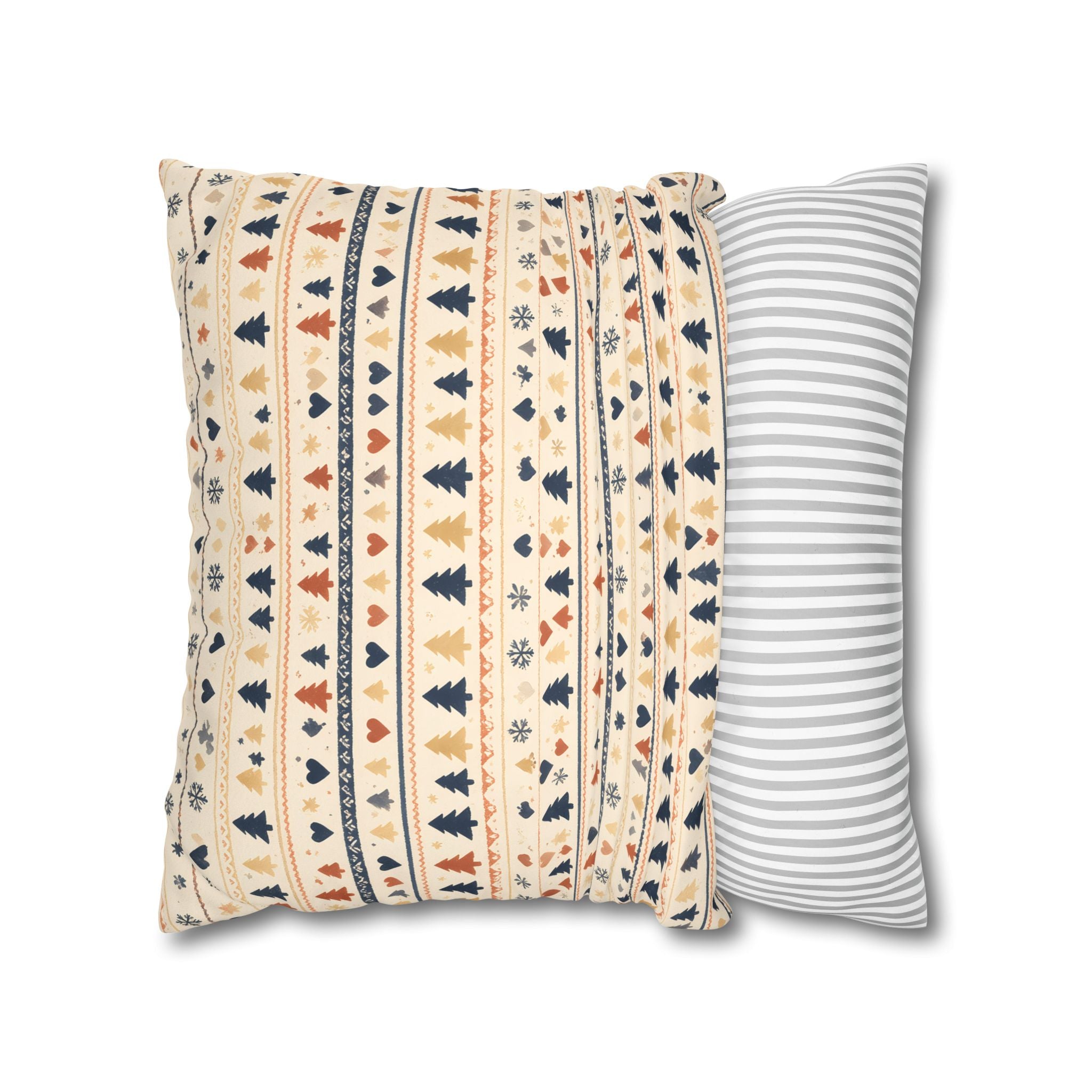 Nordic Fir Tree Pillow Cover