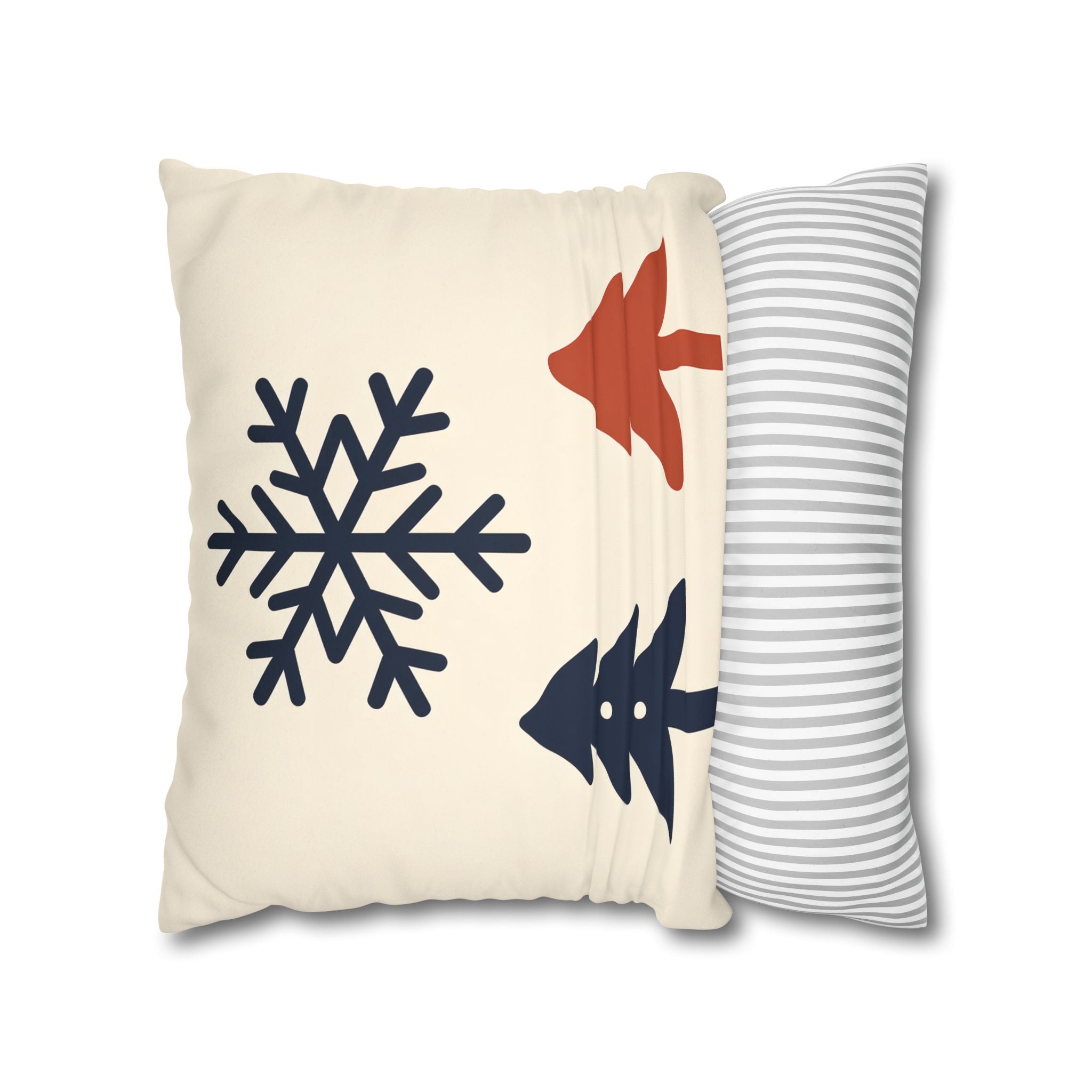 Nordic Snowflake Cushion Cover