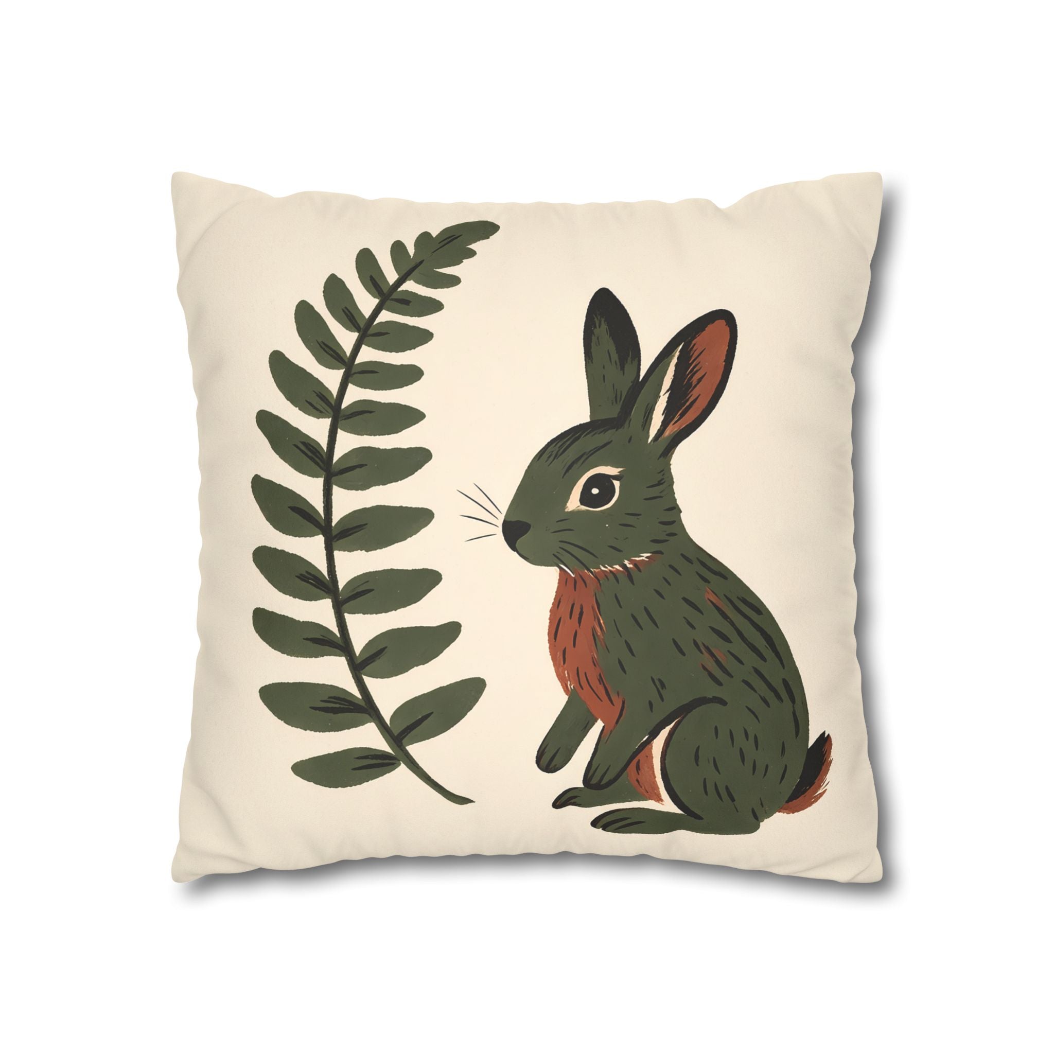 Woodland Hare Pillow Cover