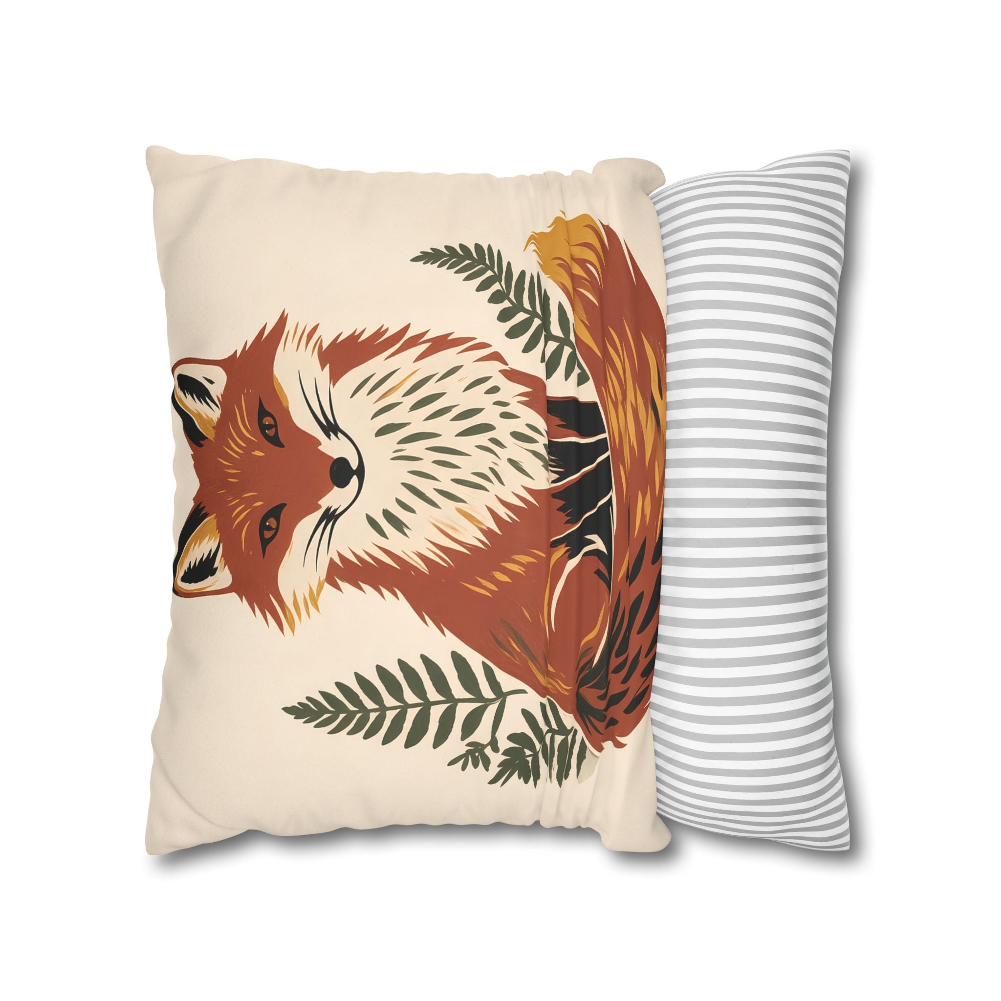 Fox Throw Pillow Cover