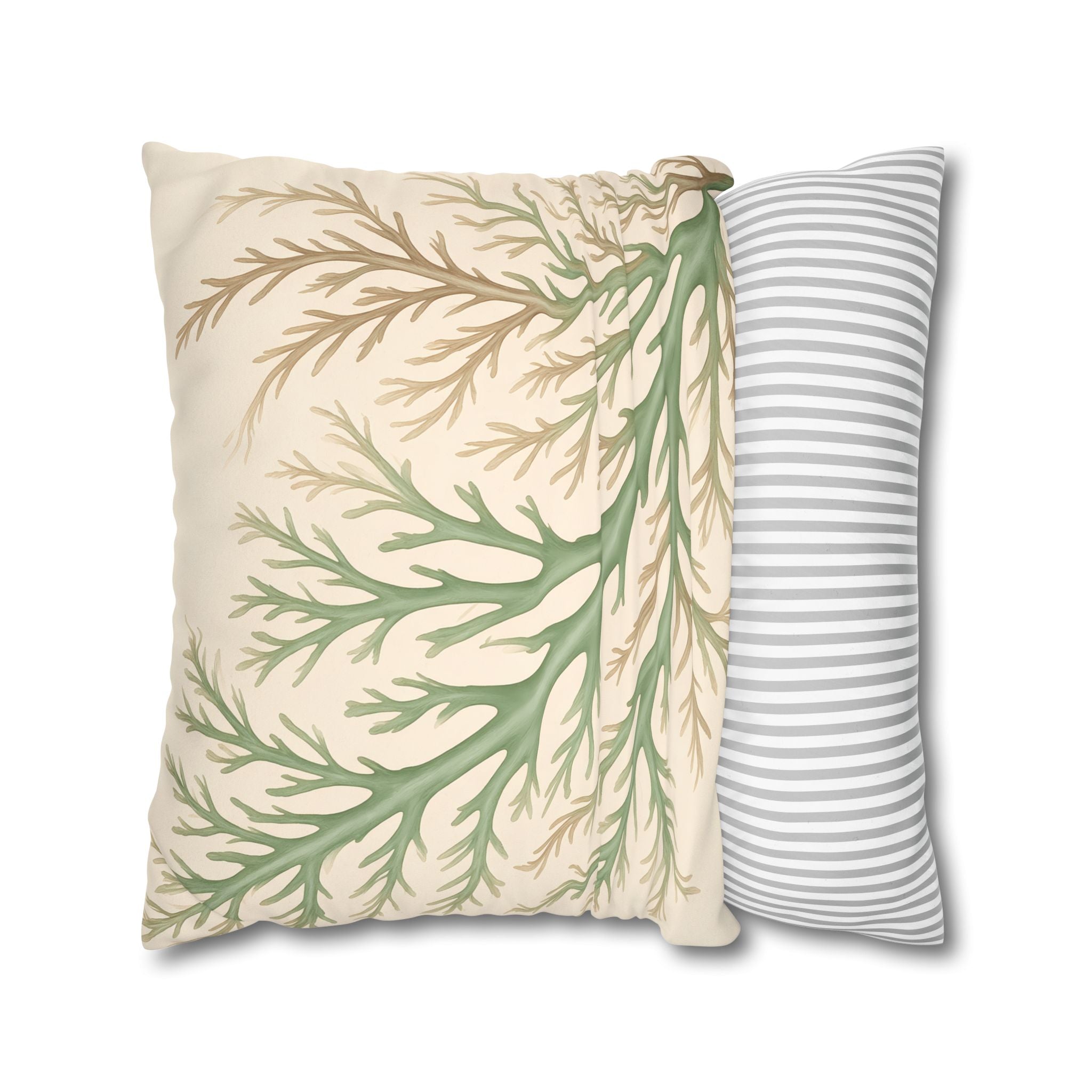 Sage & Driftwood Marine Branch Cushion Cover