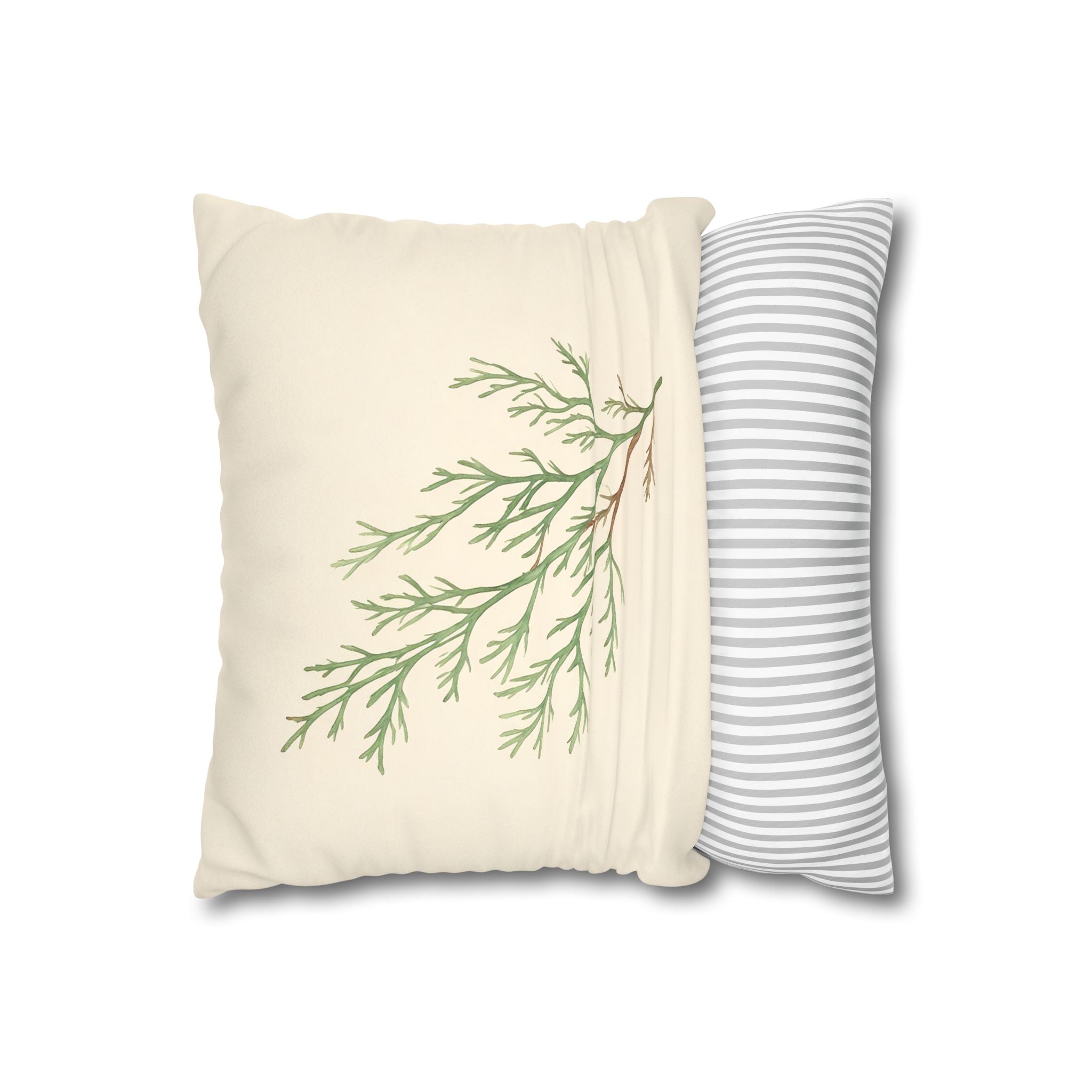 Sage Sprig Cushion Cover