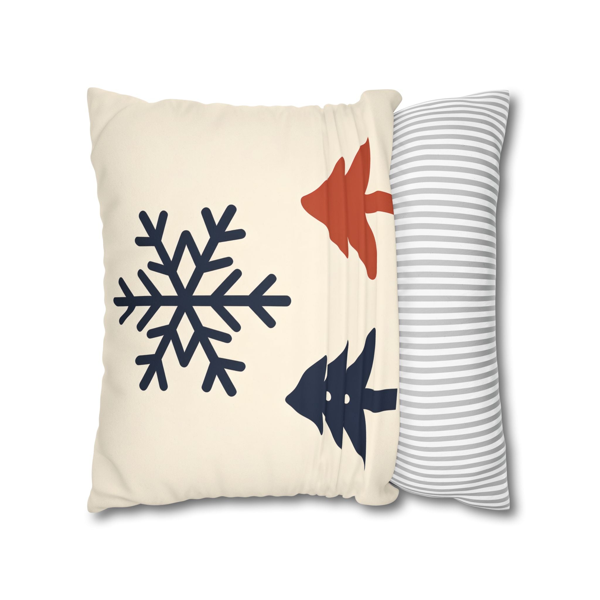 Nordic Snowflake Cushion Cover