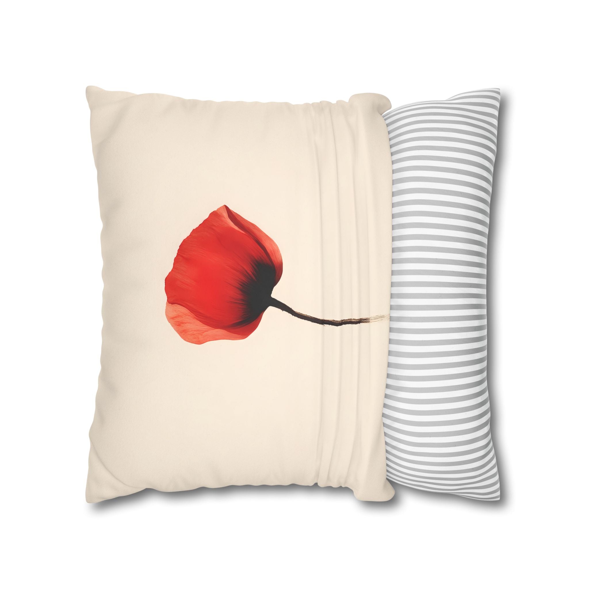 Red Poppy Cushion Cover