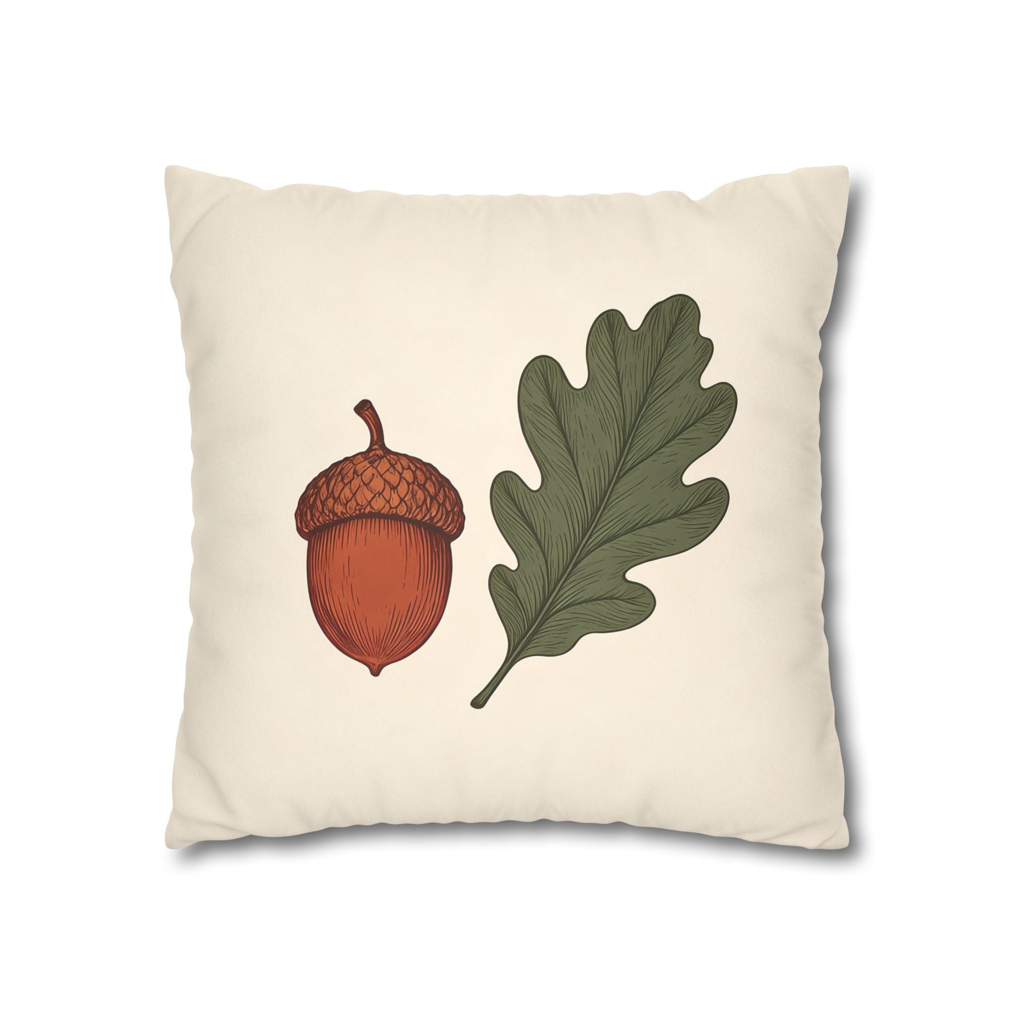 Autumn Oak Leaf Cushion Cover