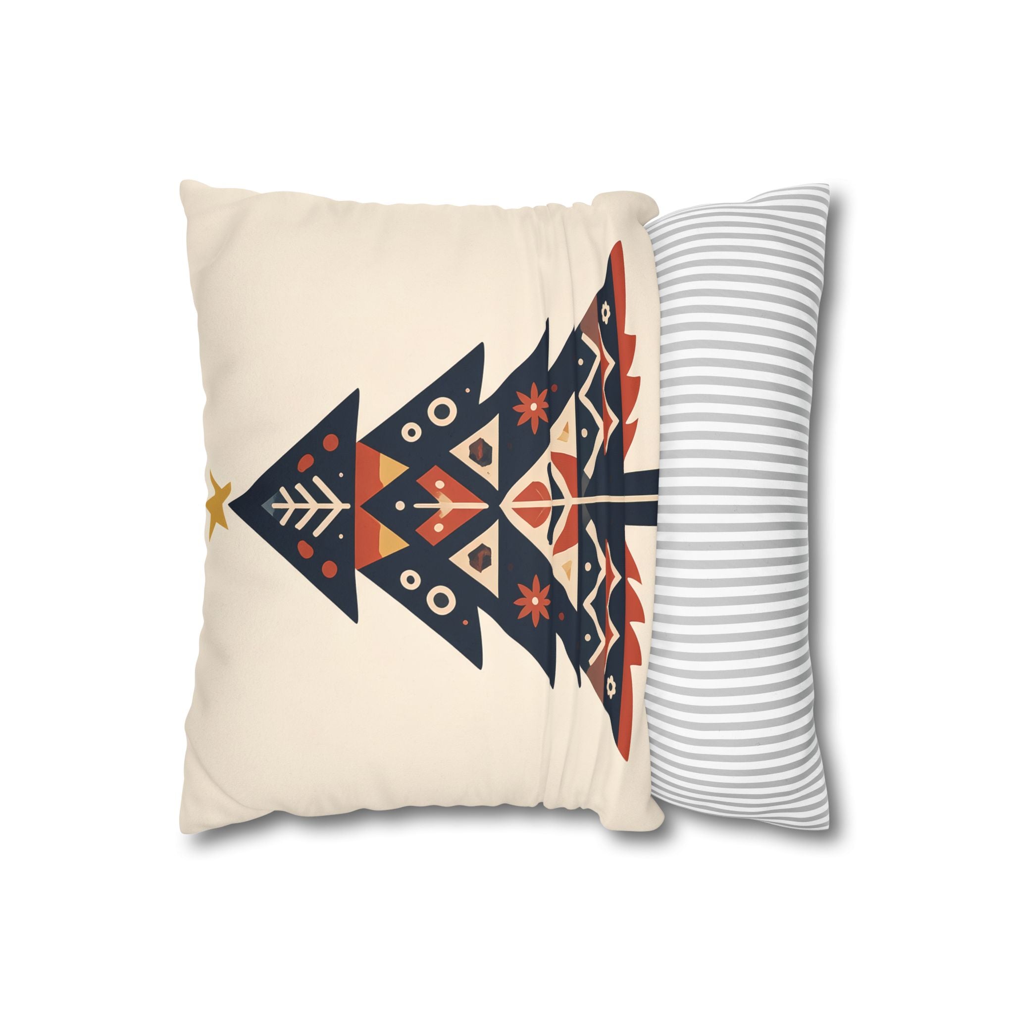 Nordic Christmas Tree Pillow Cover