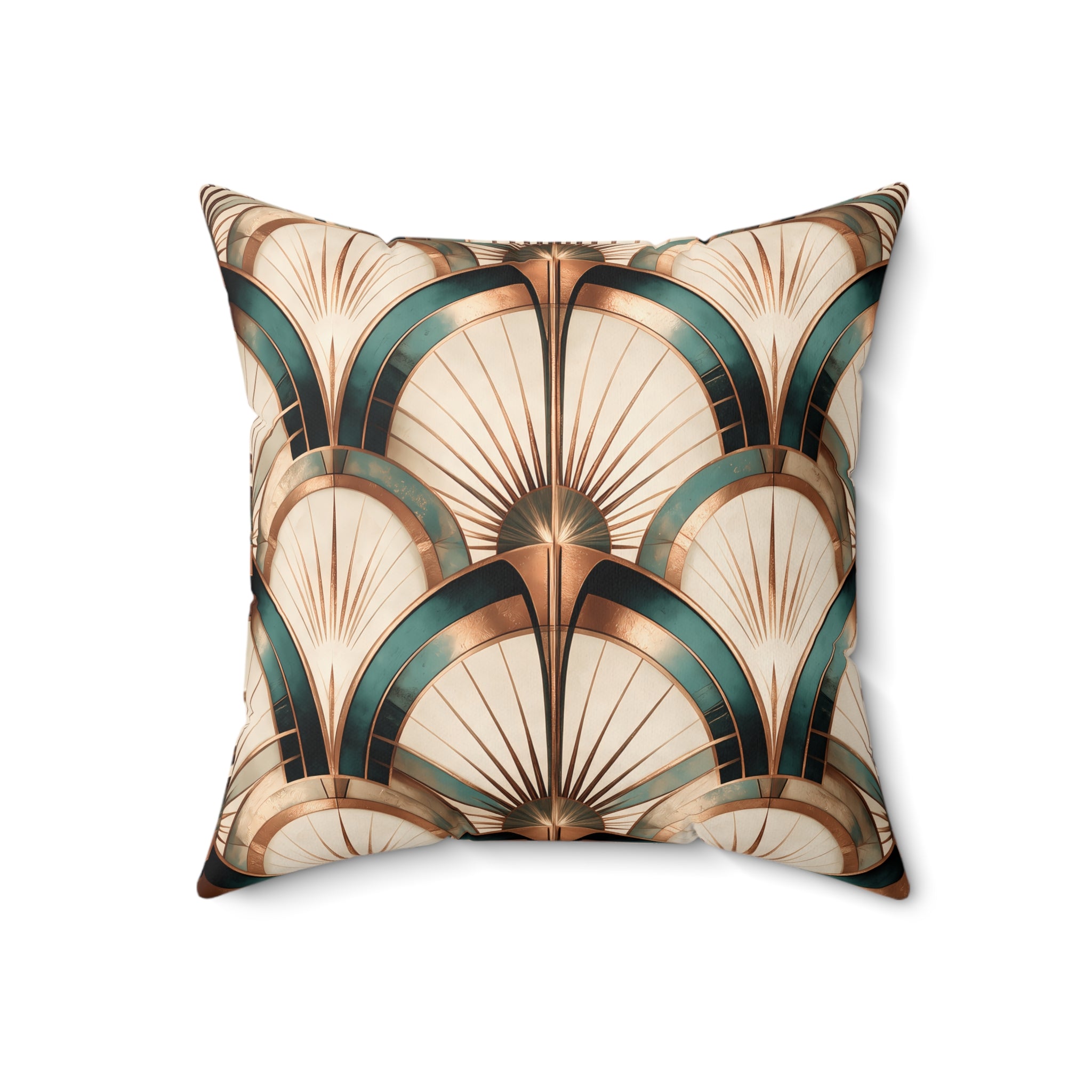 Patina Teal Throw Pillow with Insert