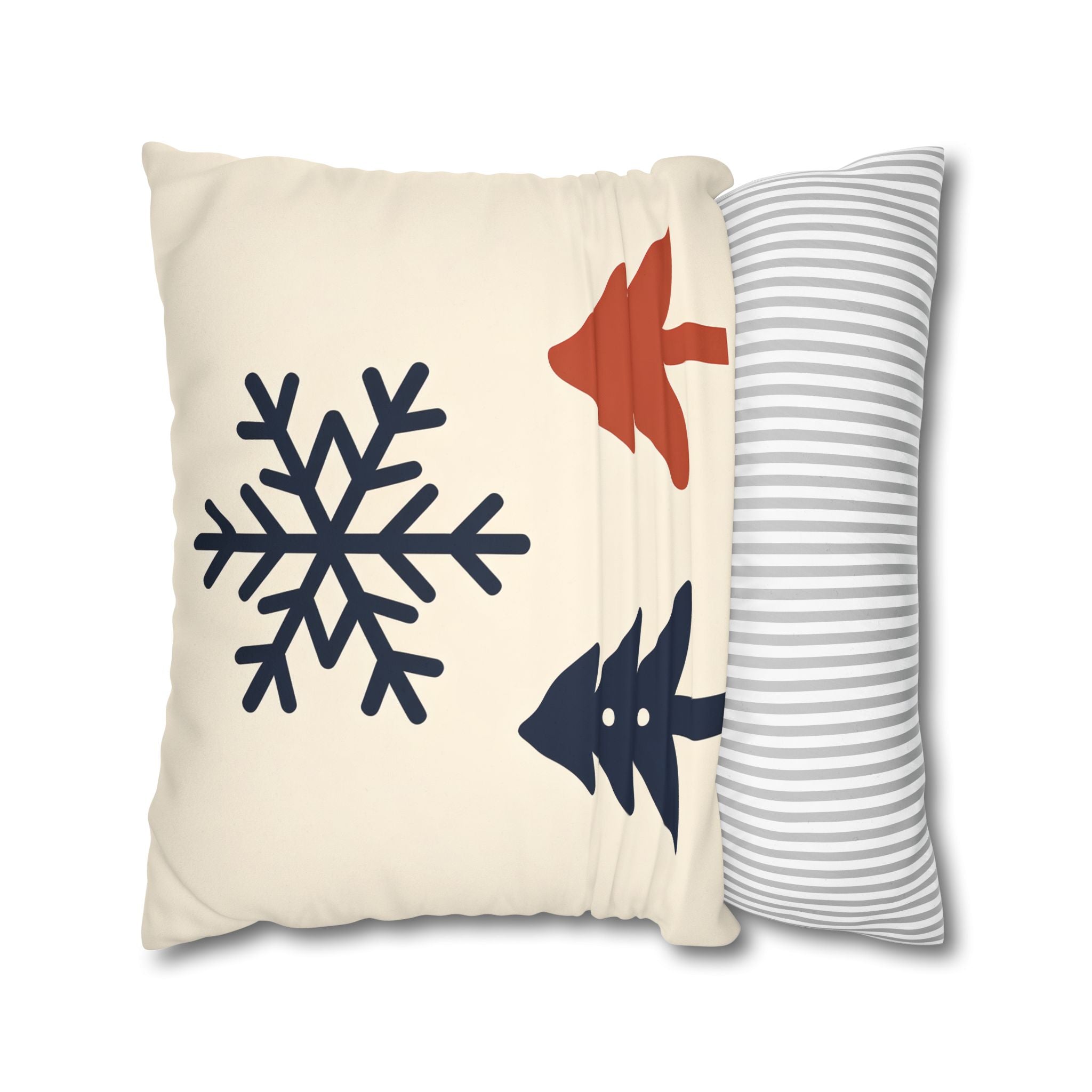 Nordic Snowflake Cushion Cover