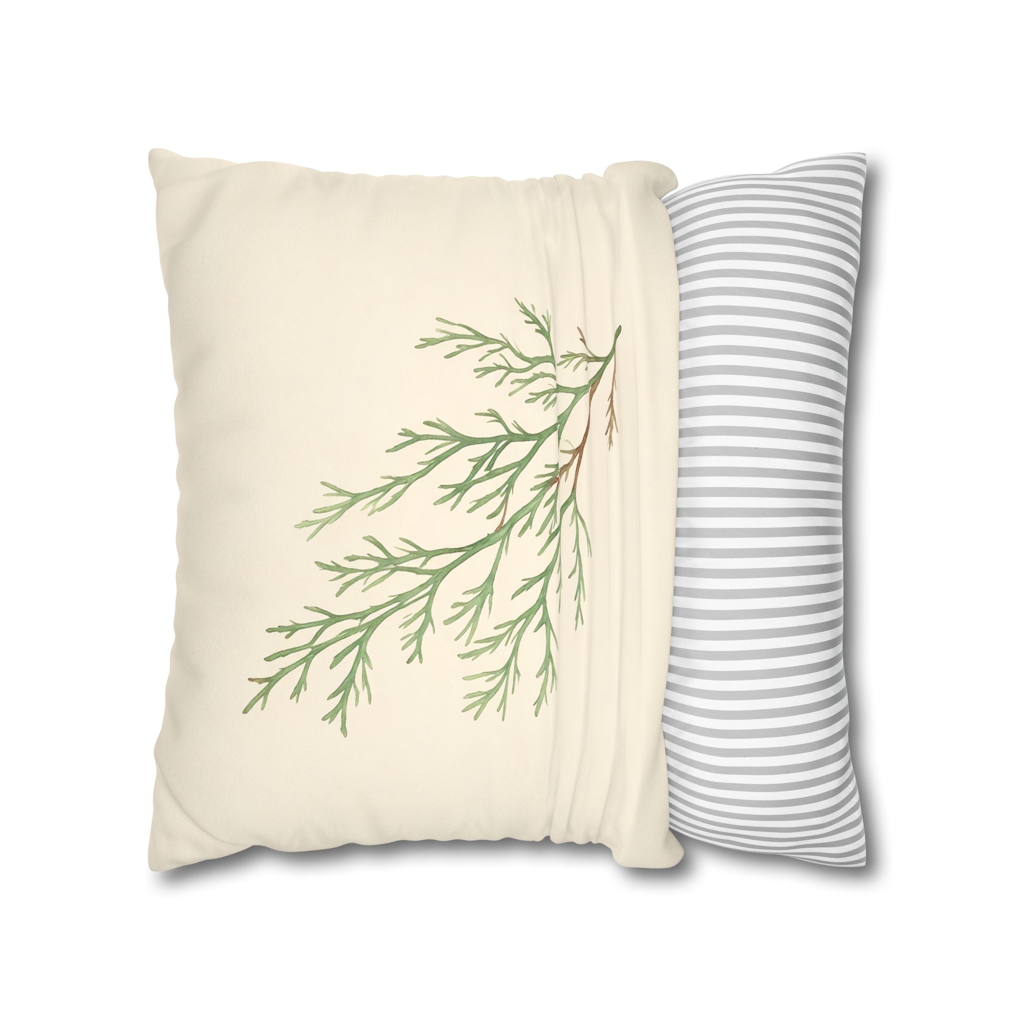 Sage Sprig Cushion Cover
