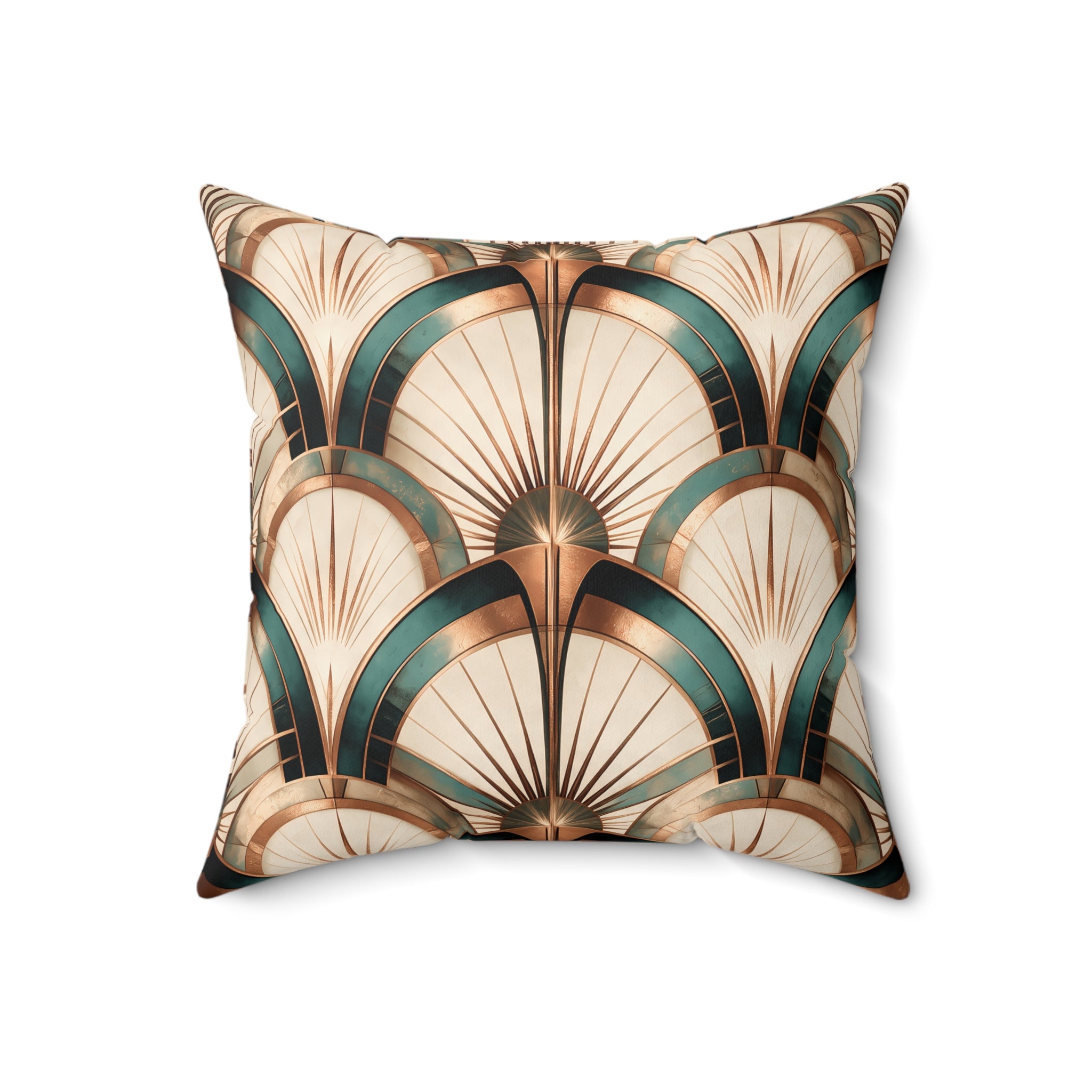 Patina Teal Throw Pillow with Insert