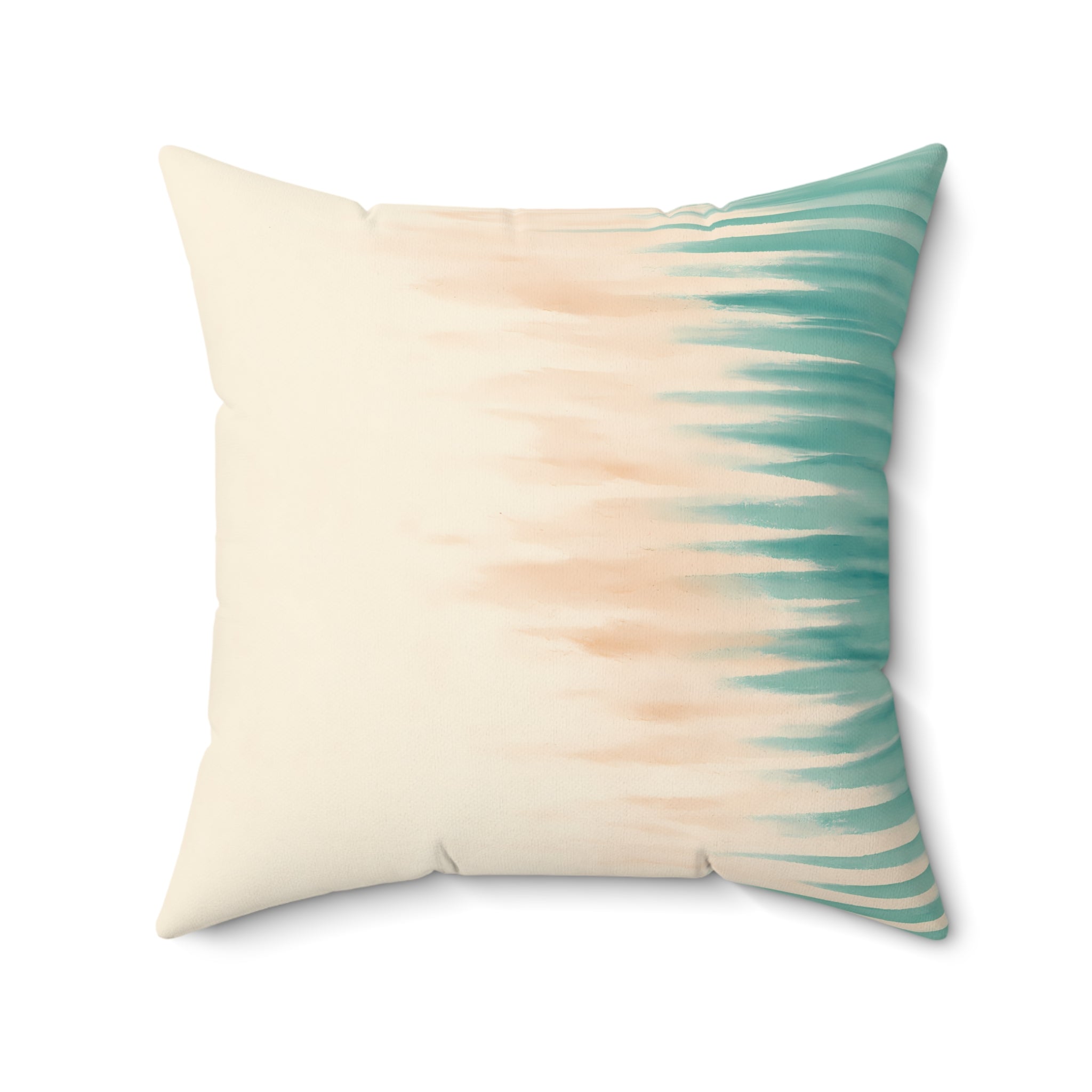 Shoreline Mist Striped Throw Pillow