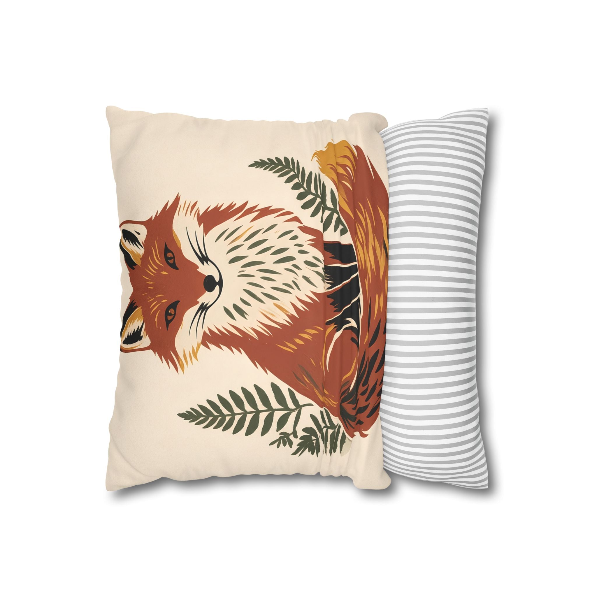 Fox Throw Pillow Cover