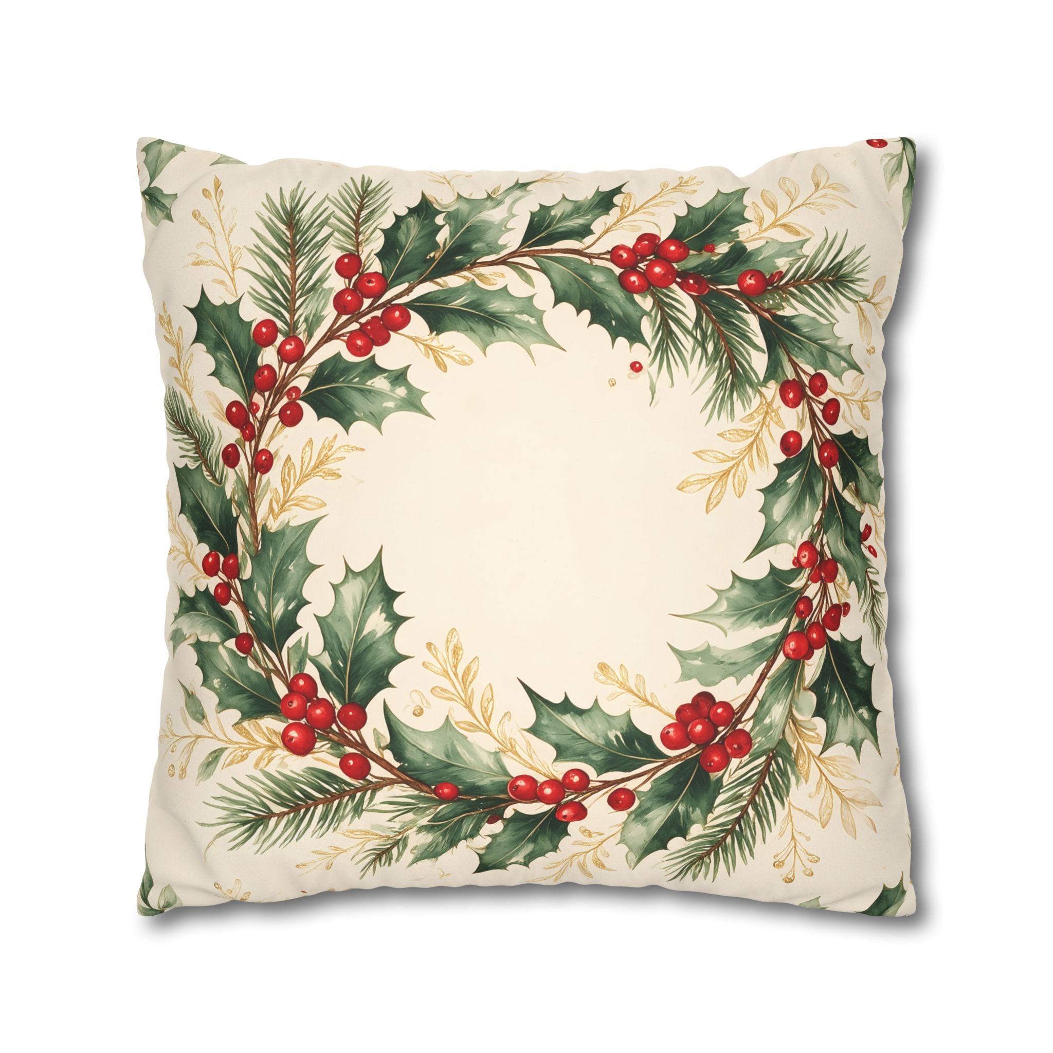 Christmas Wreath Cushion Cover