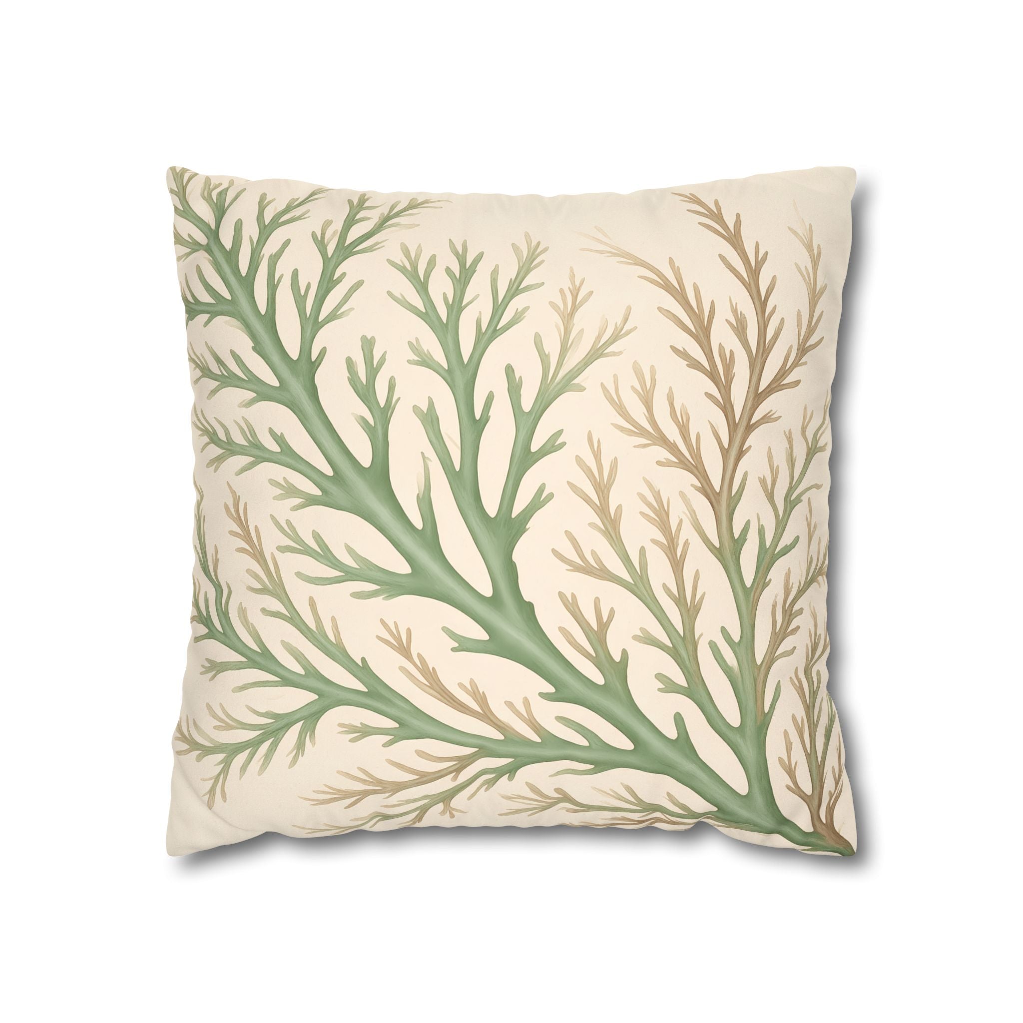 Sage & Driftwood Marine Branch Cushion Cover