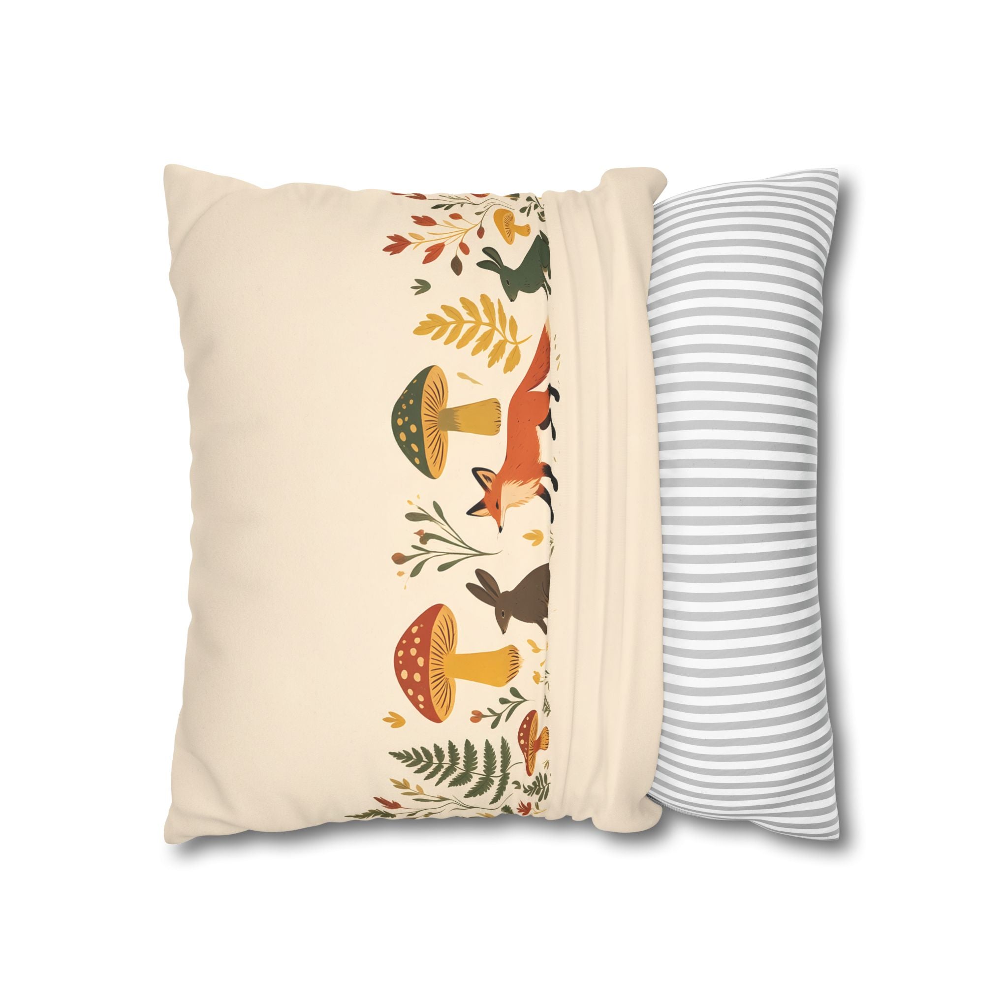 Woodland Animal Pillow Cover