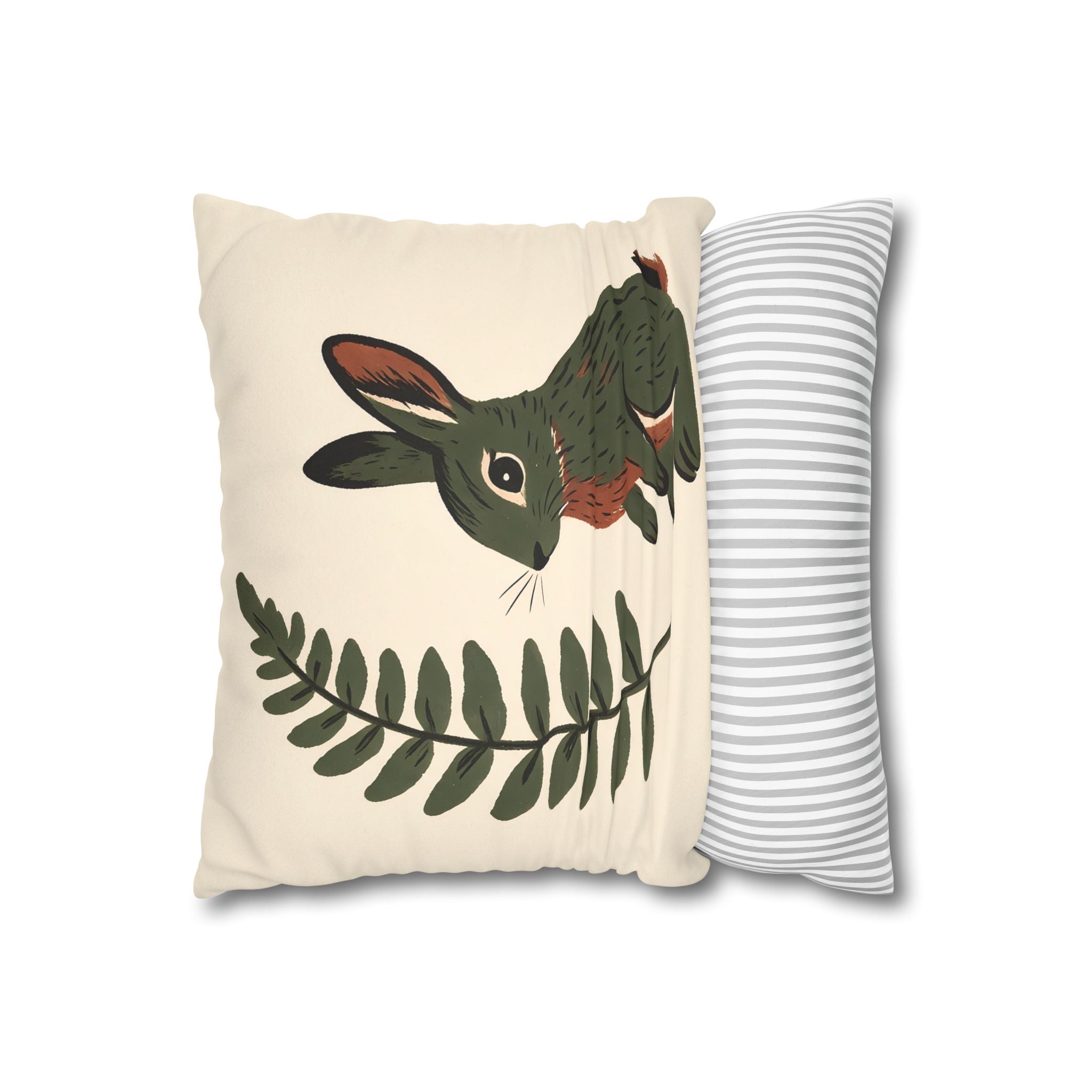 Woodland Hare Pillow Cover