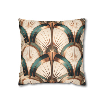 Patina Teal Throw Pillow Cover