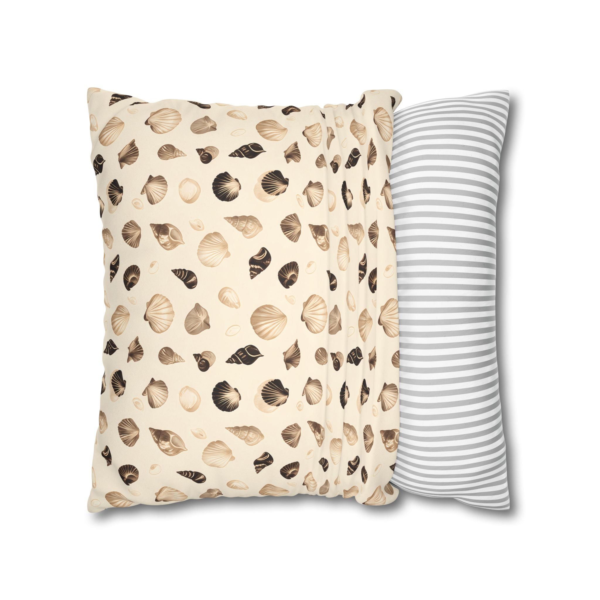 Beach Shell Print Cushion Cover
