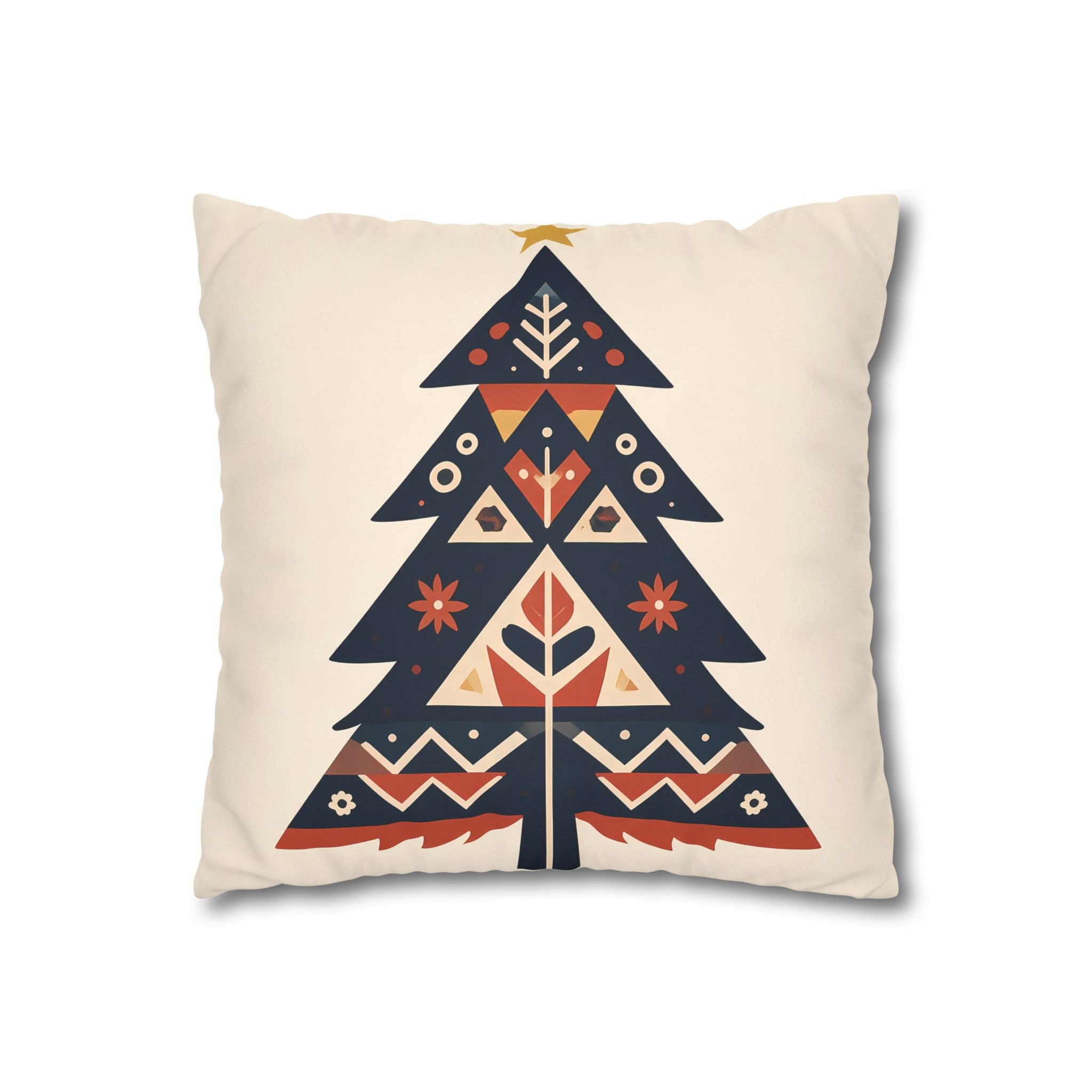 Nordic Christmas Tree Pillow Cover