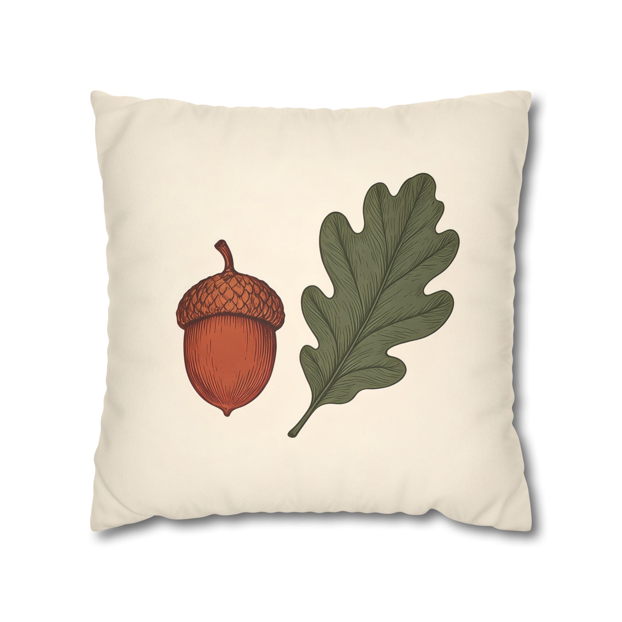 Autumn Oak Leaf Cushion Cover
