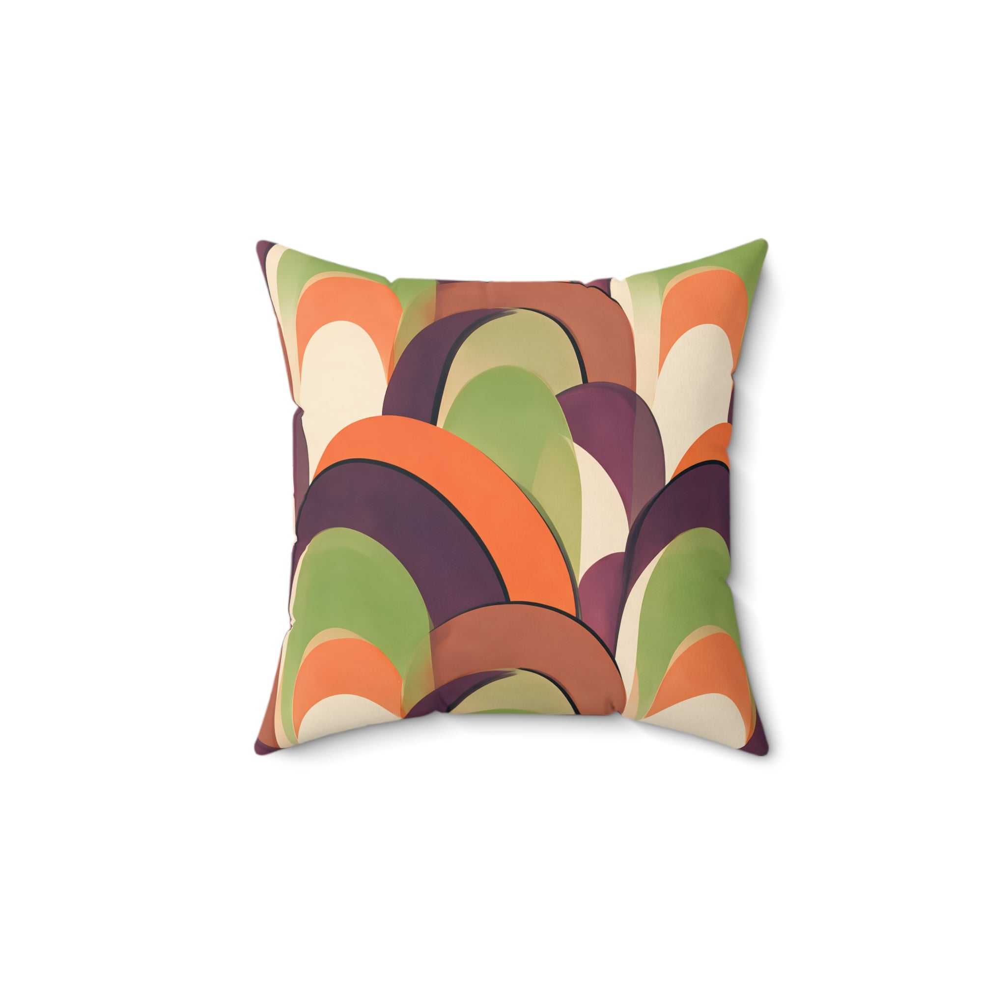 Retro Arch Throw Pillow with Insert