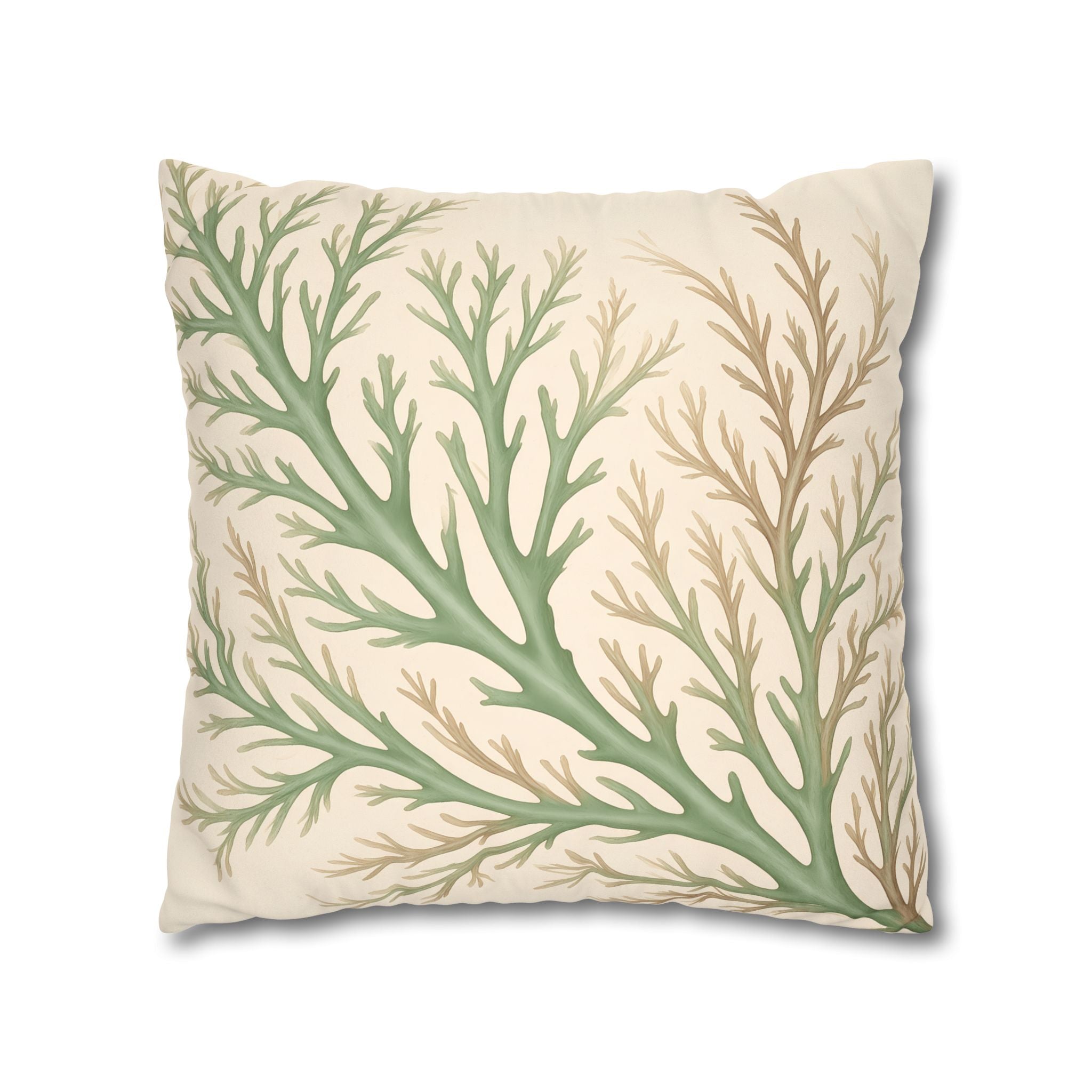 Sage & Driftwood Marine Branch Cushion Cover