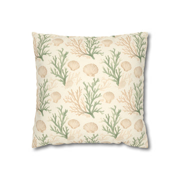 Marine Botanical Cushion Cover