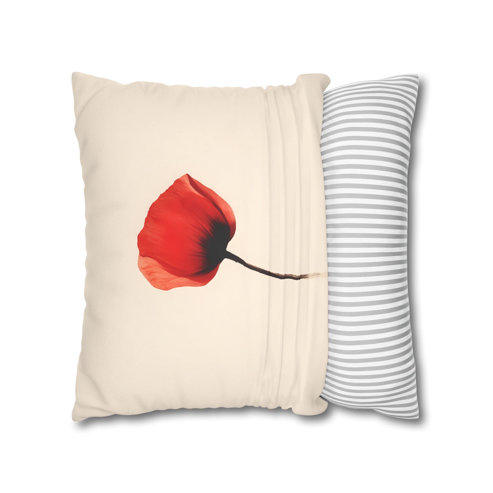 Red Poppy Cushion Cover