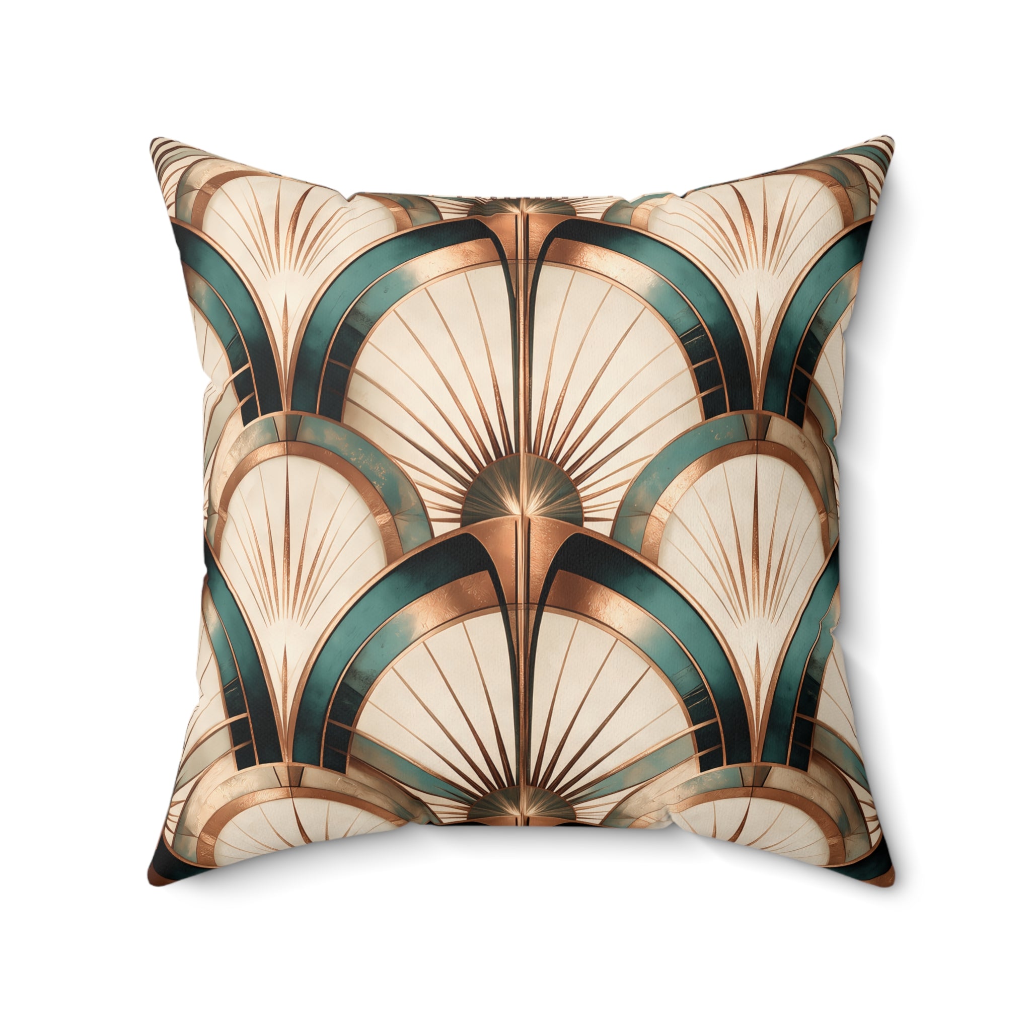 Patina Teal Throw Pillow with Insert