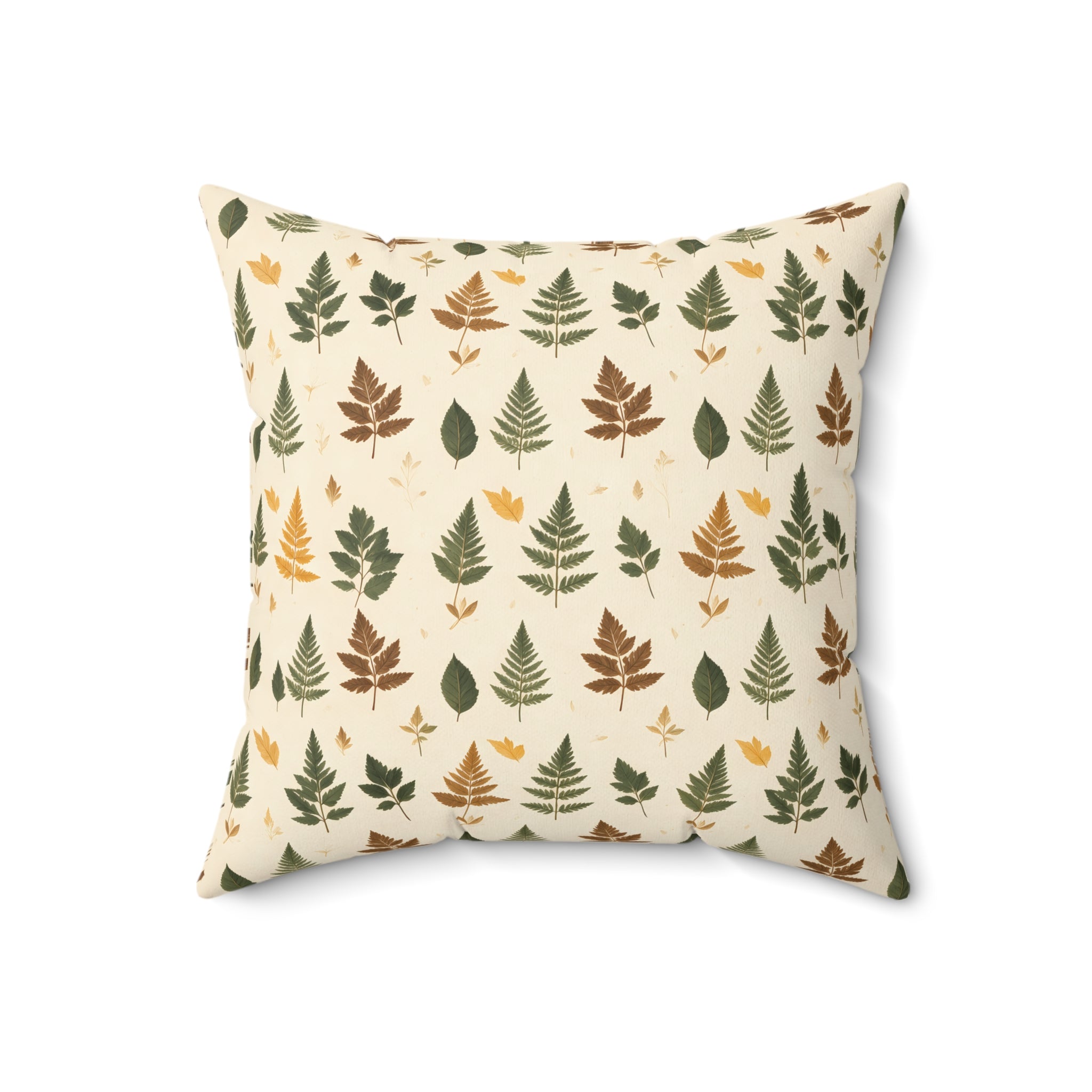 Herbarium Fern Throw Pillow