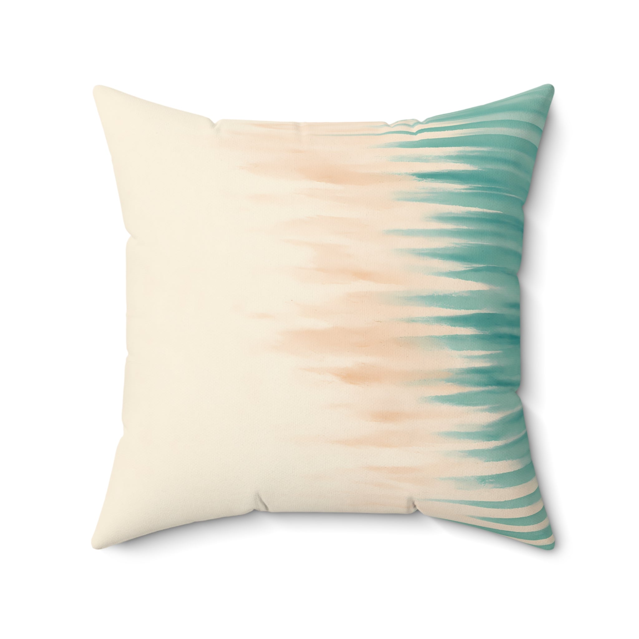Shoreline Mist Striped Throw Pillow