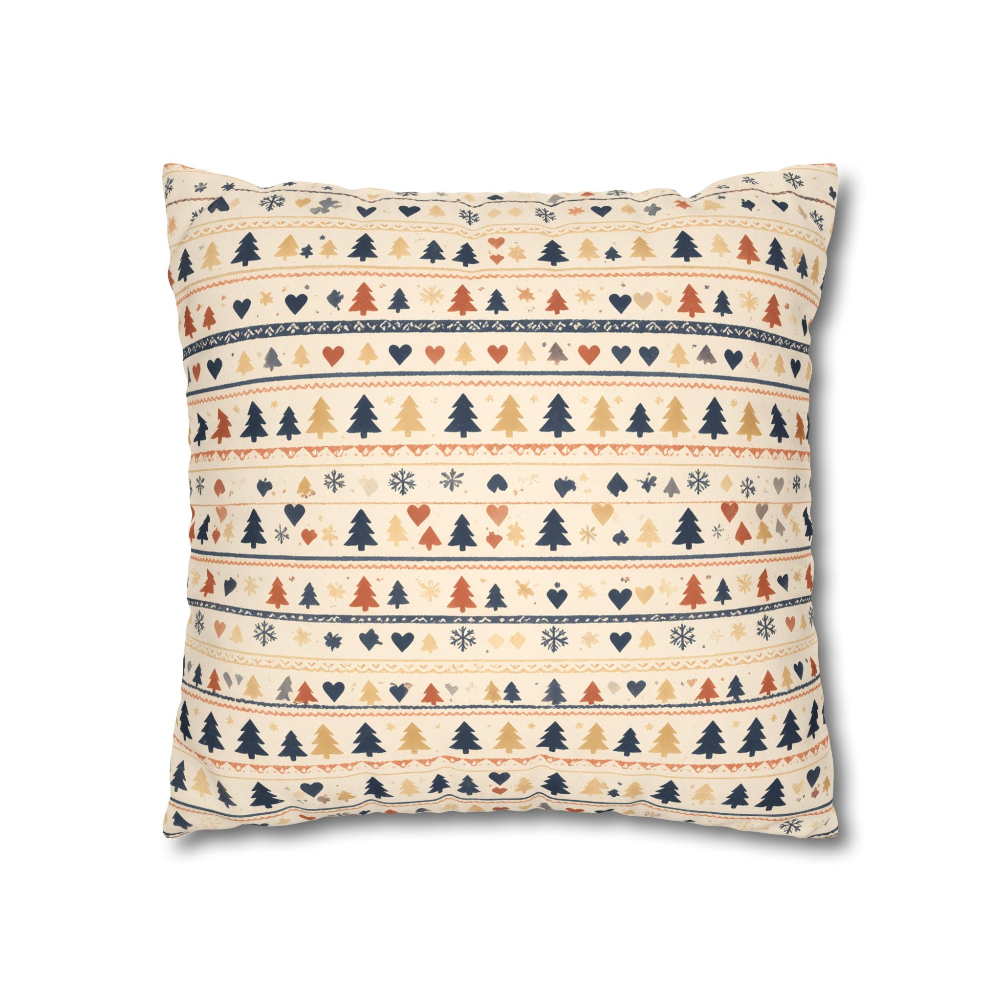 Nordic Fir Tree Pillow Cover