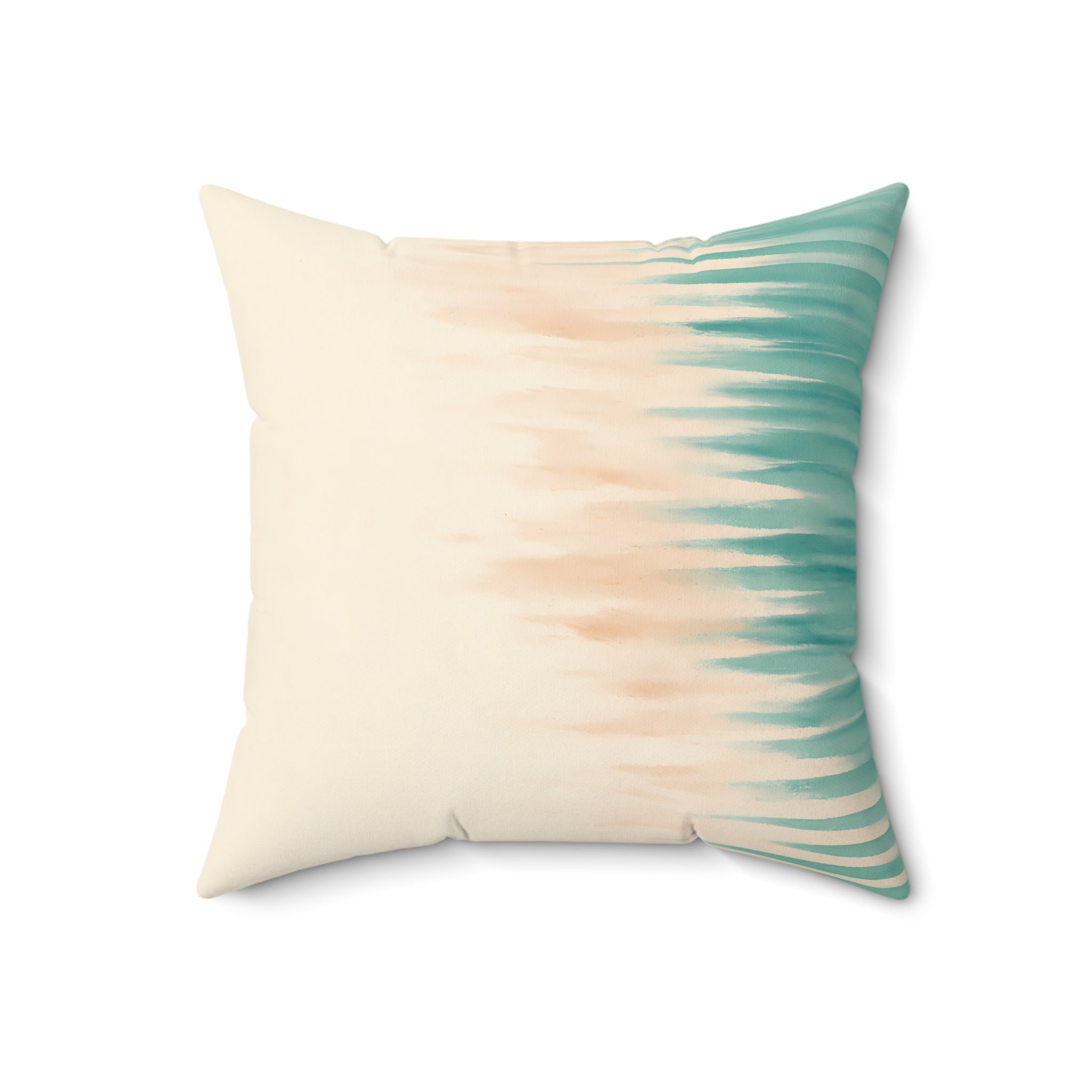 Shoreline Mist Striped Throw Pillow