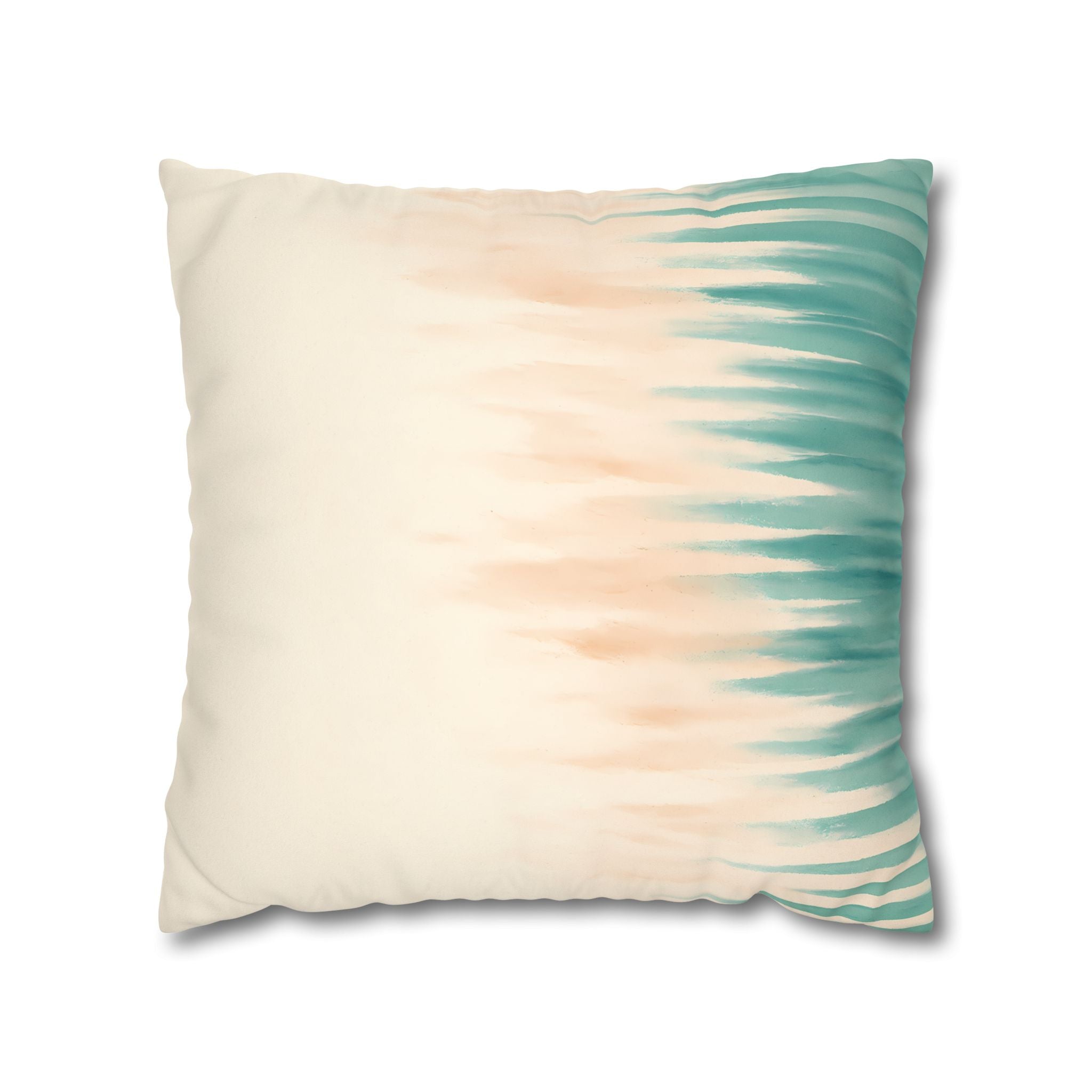 Asymmetric Coastal Stripe Cushion Cover