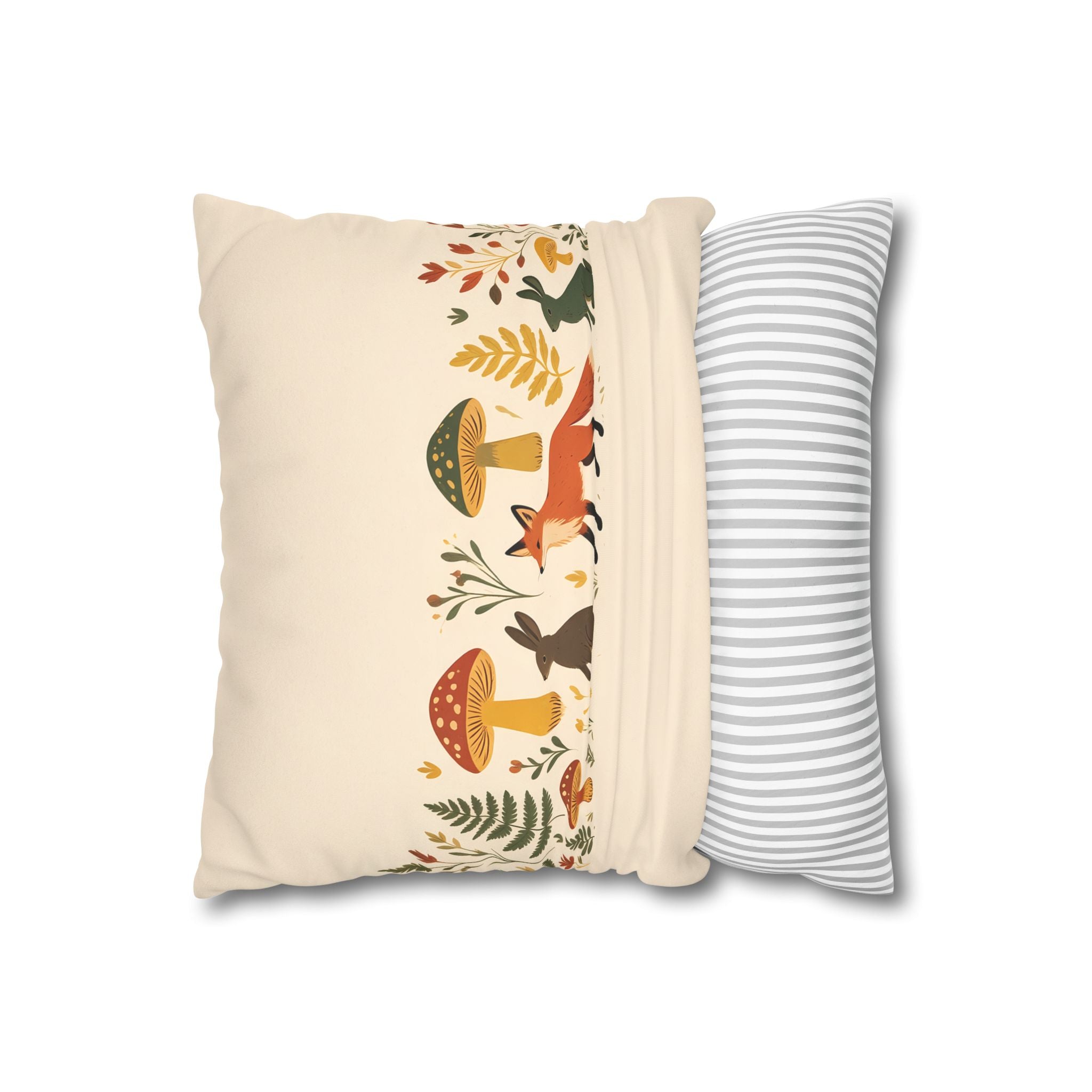 Woodland Animal Pillow Cover
