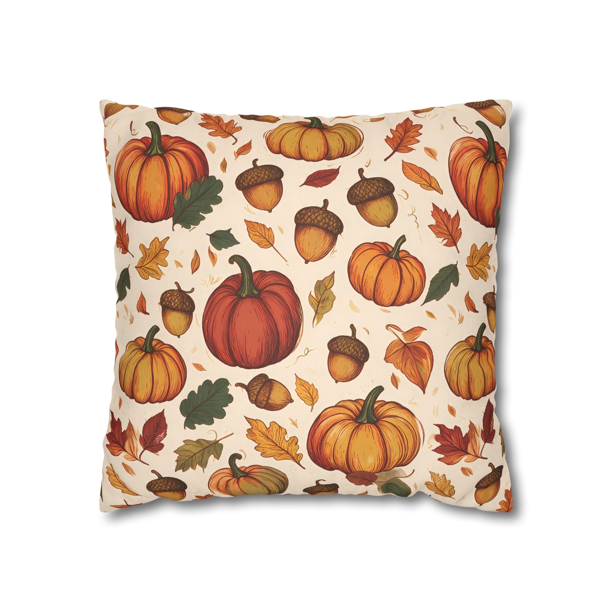 Pumpkin Throw Pillow Cover