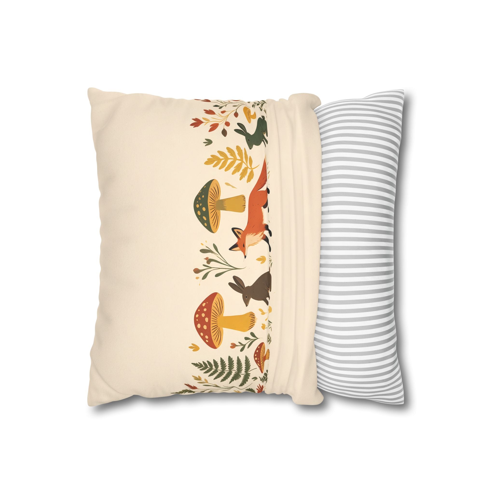Woodland Animal Pillow Cover