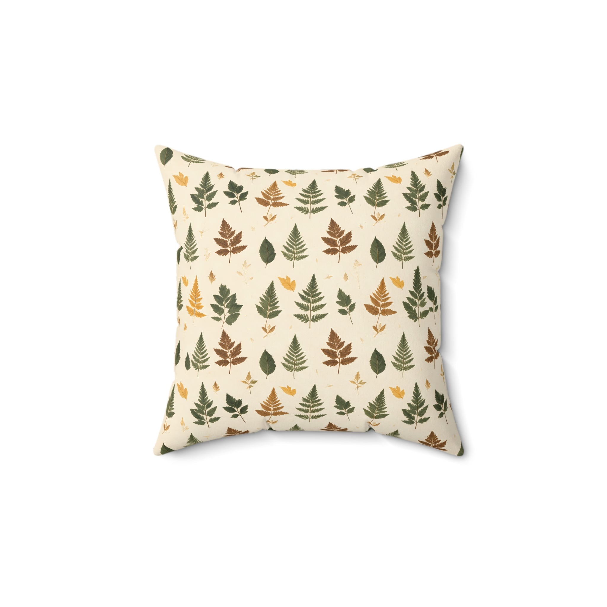 Herbarium Fern Throw Pillow