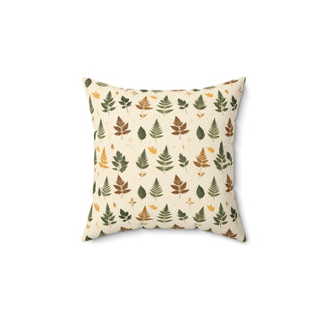 Herbarium Fern Throw Pillow