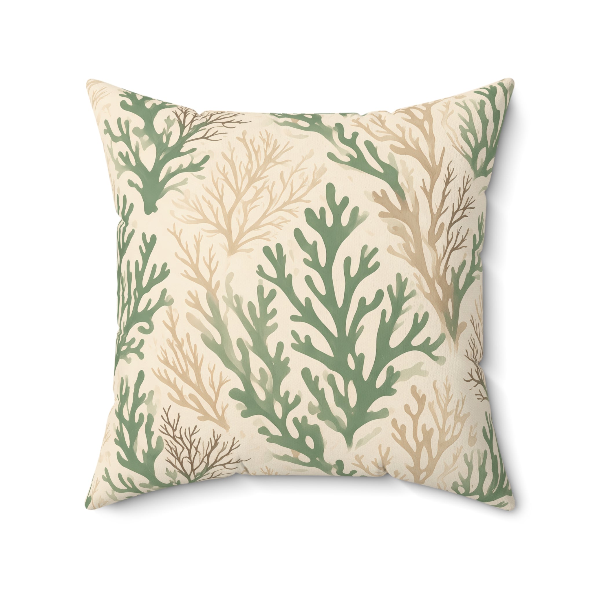 Underwater Garden Throw Pillow with Insert