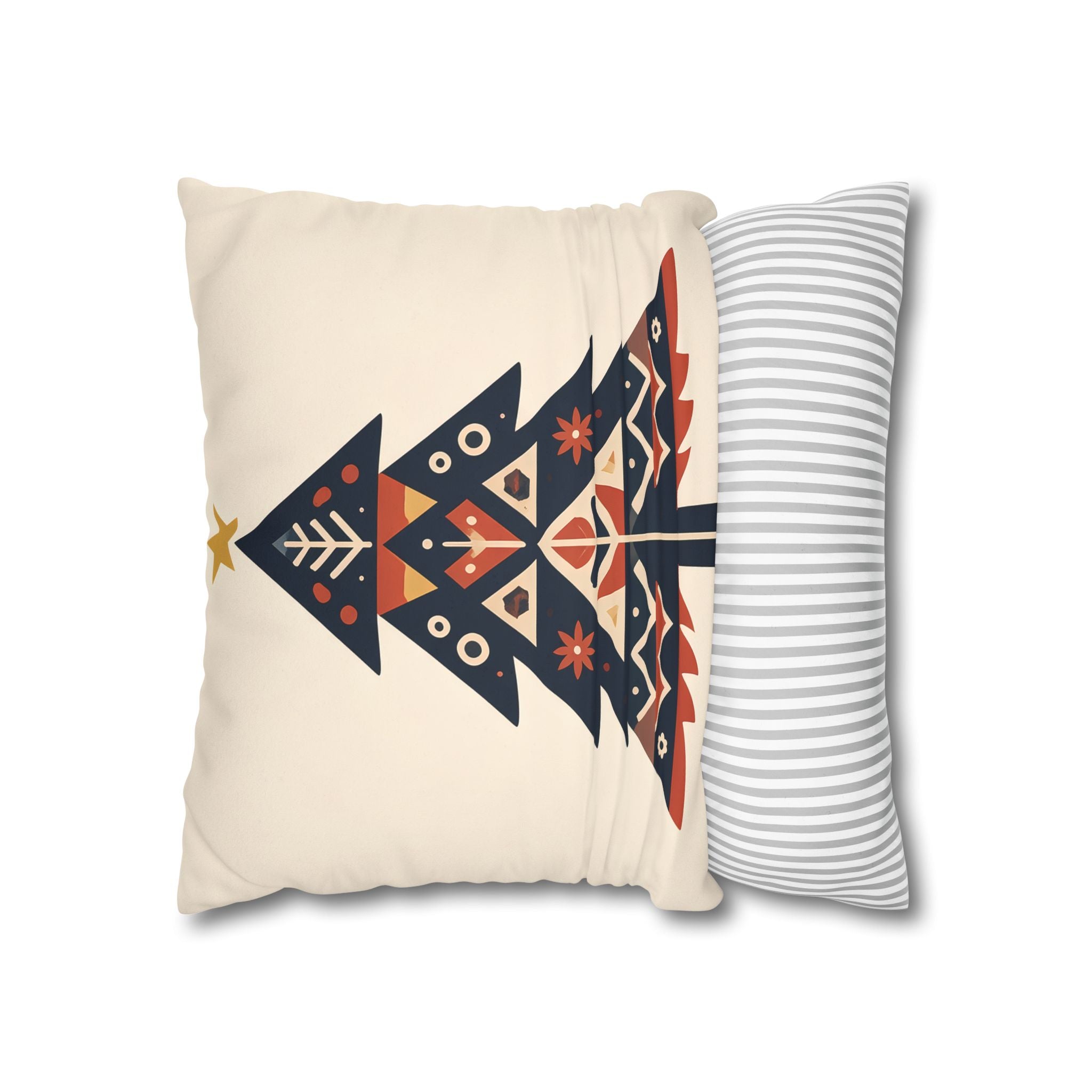 Nordic Christmas Tree Pillow Cover