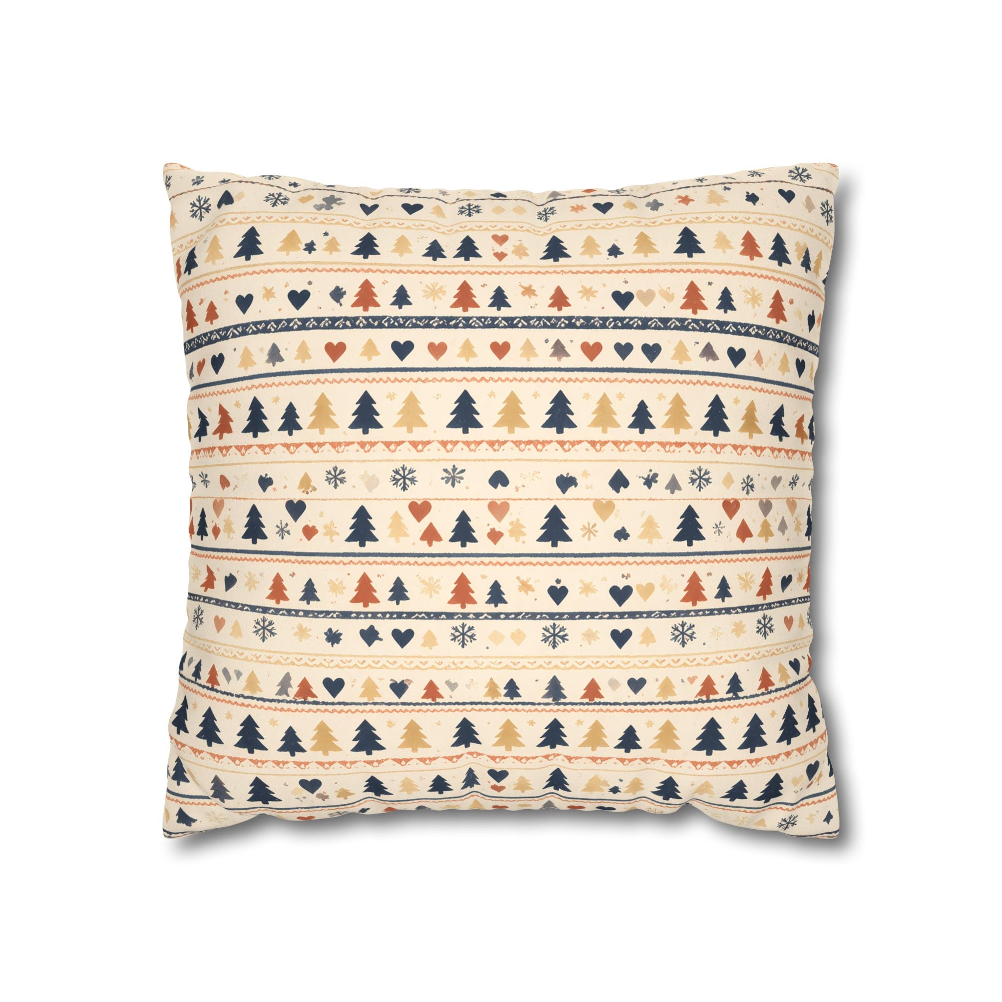 Nordic Fir Tree Pillow Cover