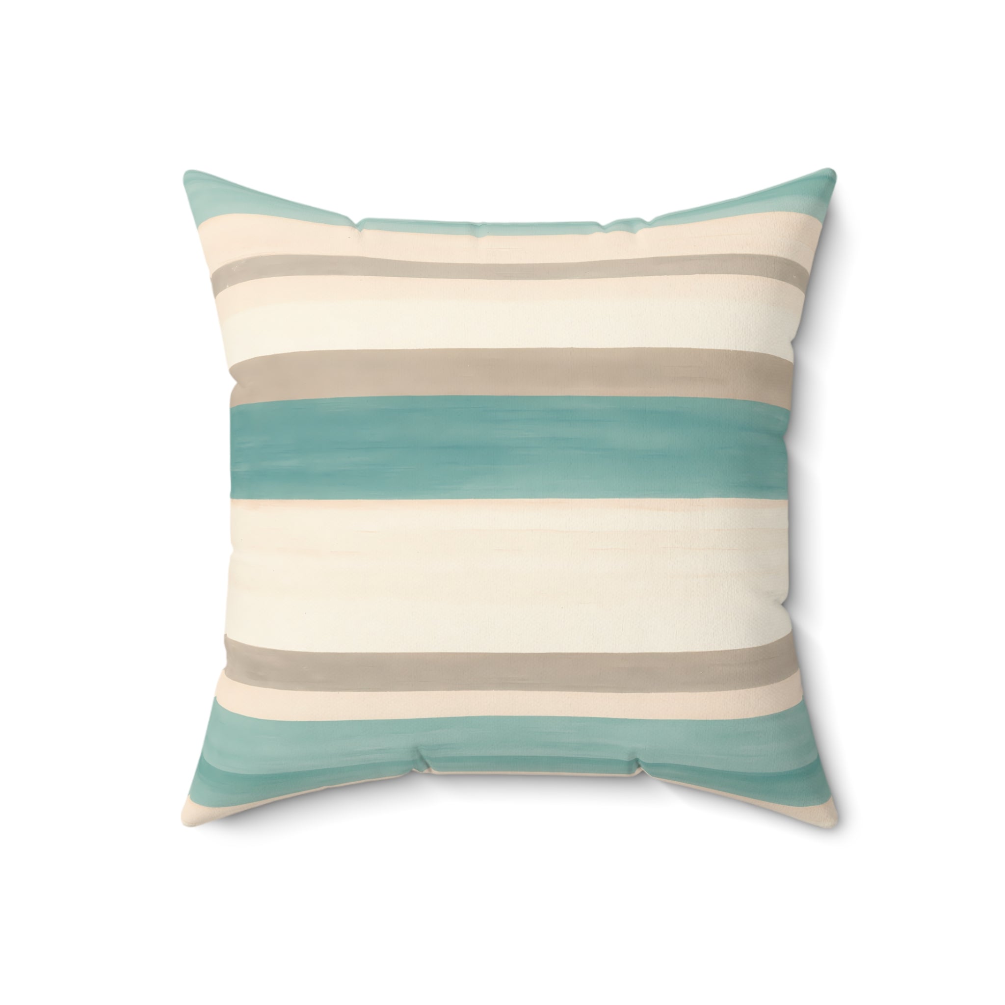 Seaside Macro Stripe Pillow with Insert