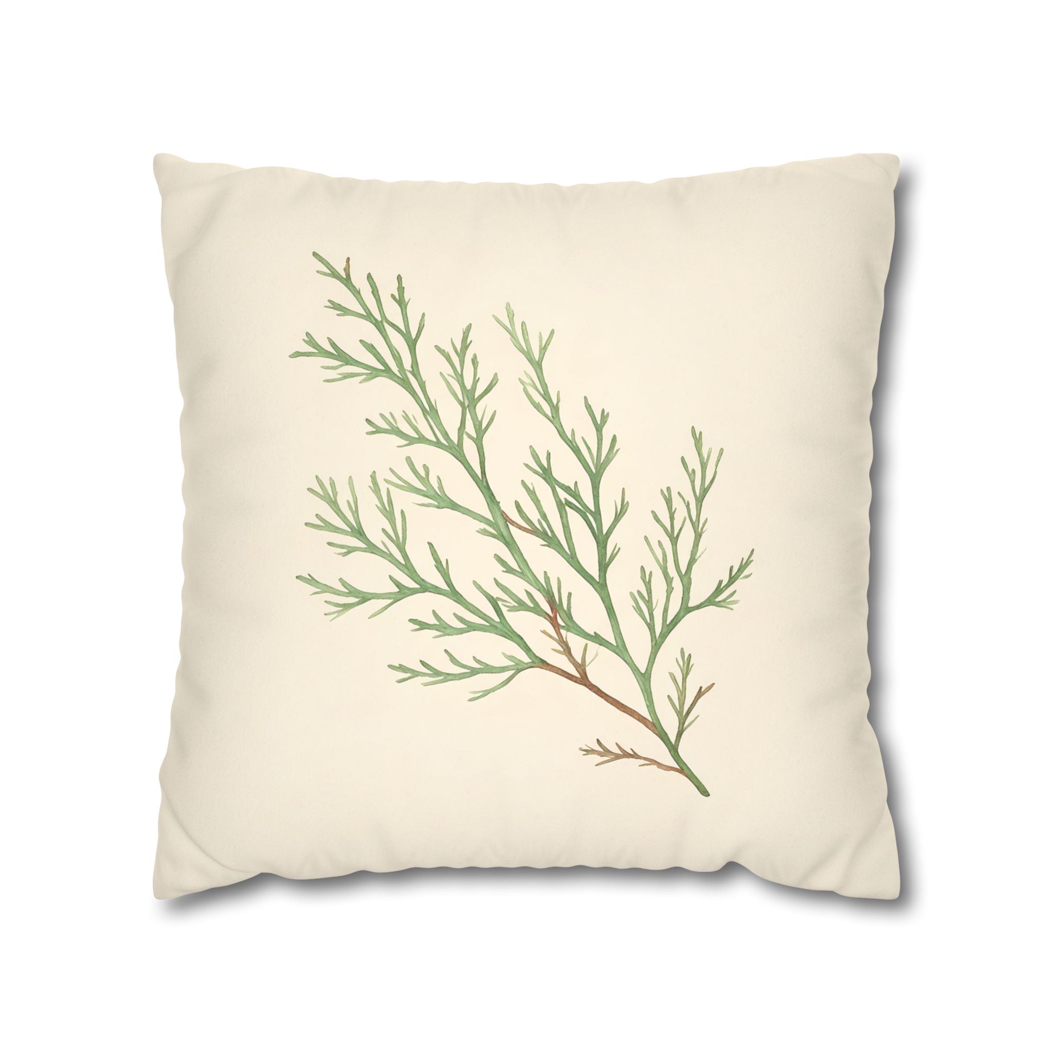 Sage Sprig Cushion Cover