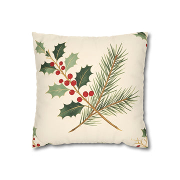 Holly Berry Cushion Cover