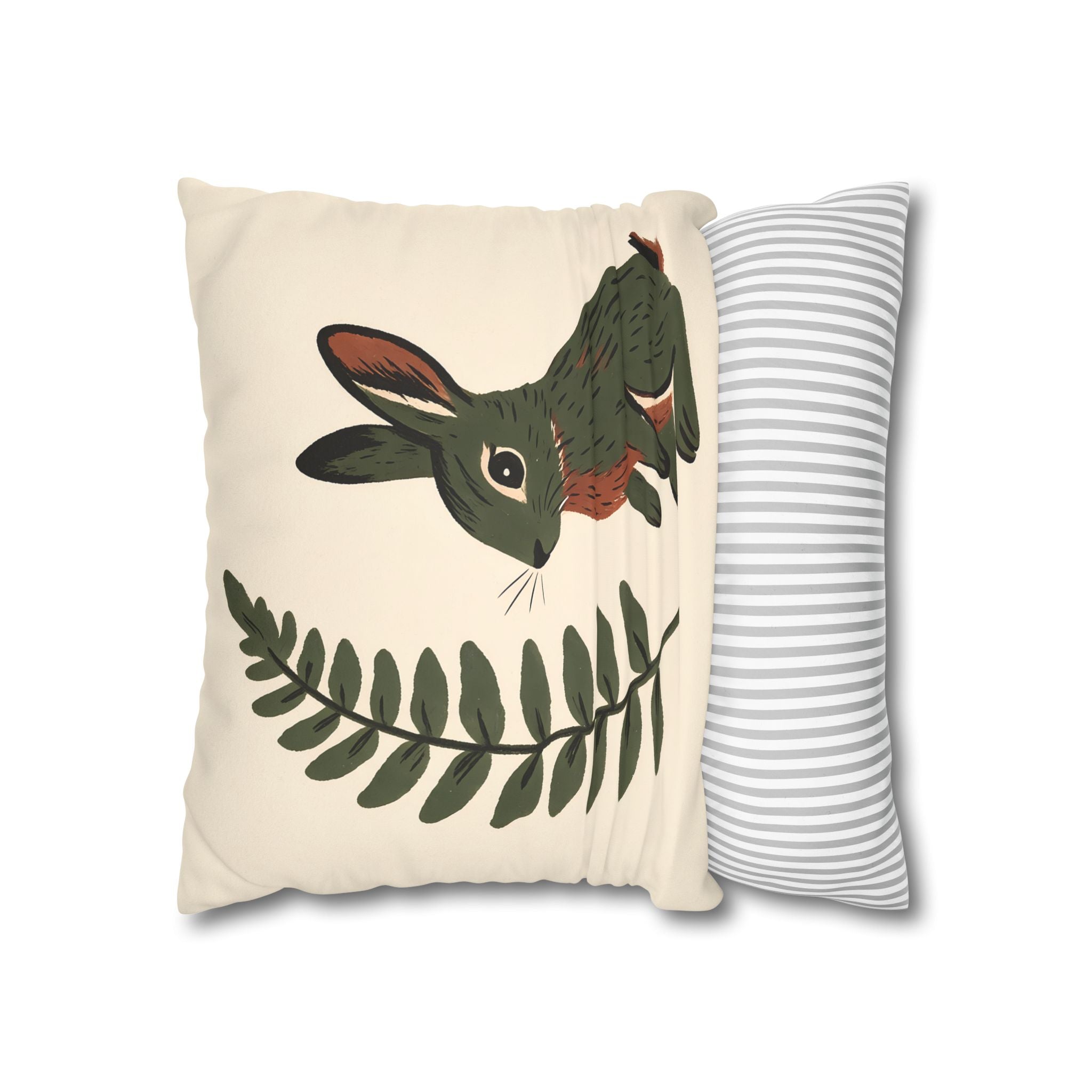 Woodland Hare Pillow Cover