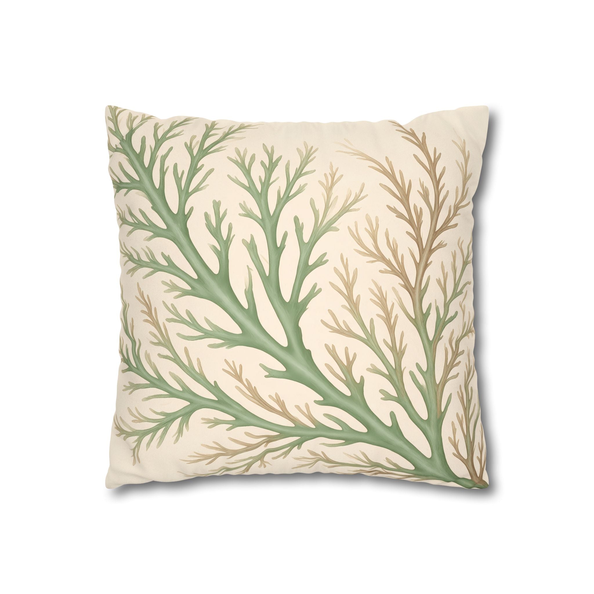Sage & Driftwood Marine Branch Cushion Cover