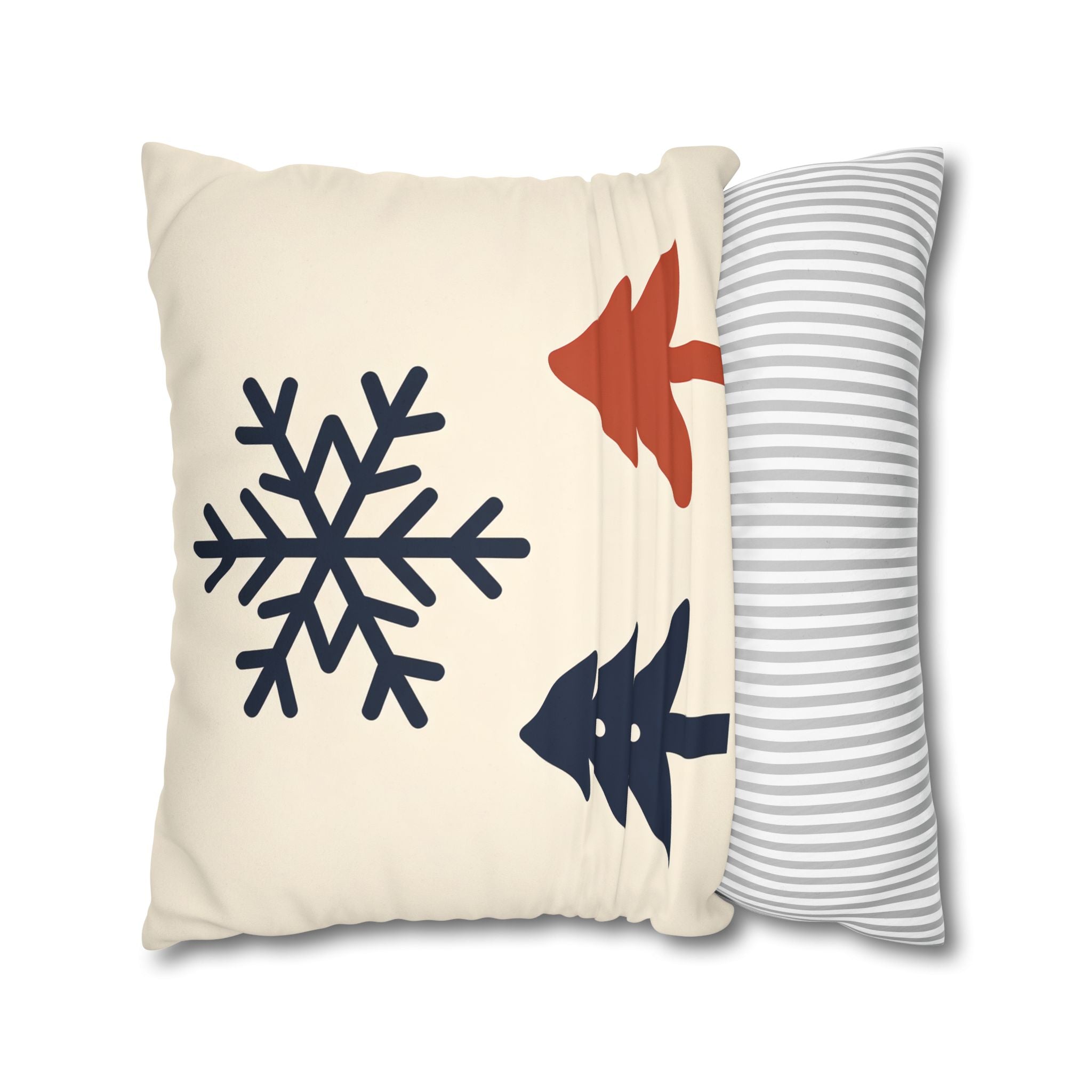 Nordic Snowflake Cushion Cover