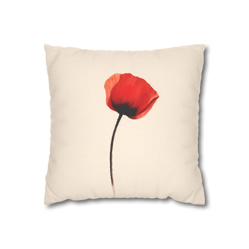 Red Poppy Cushion Cover