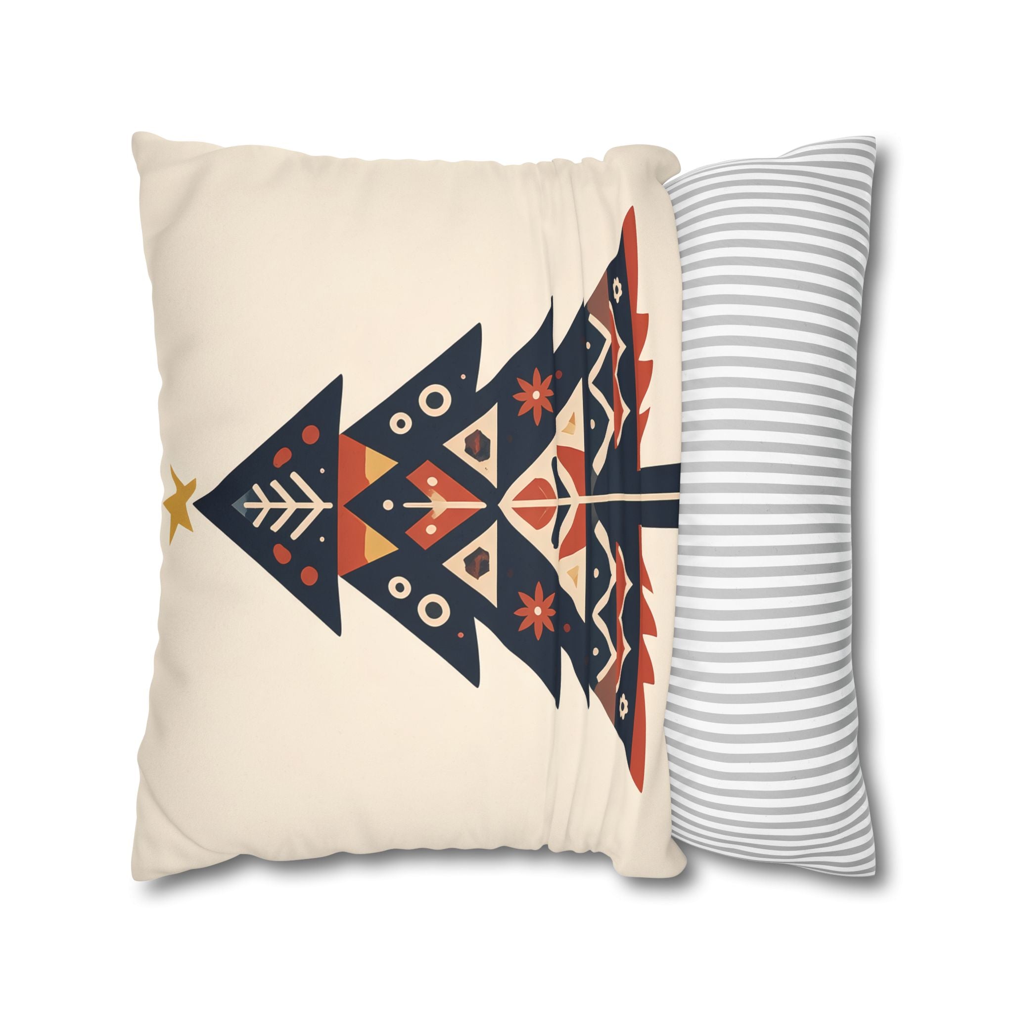Nordic Christmas Tree Pillow Cover